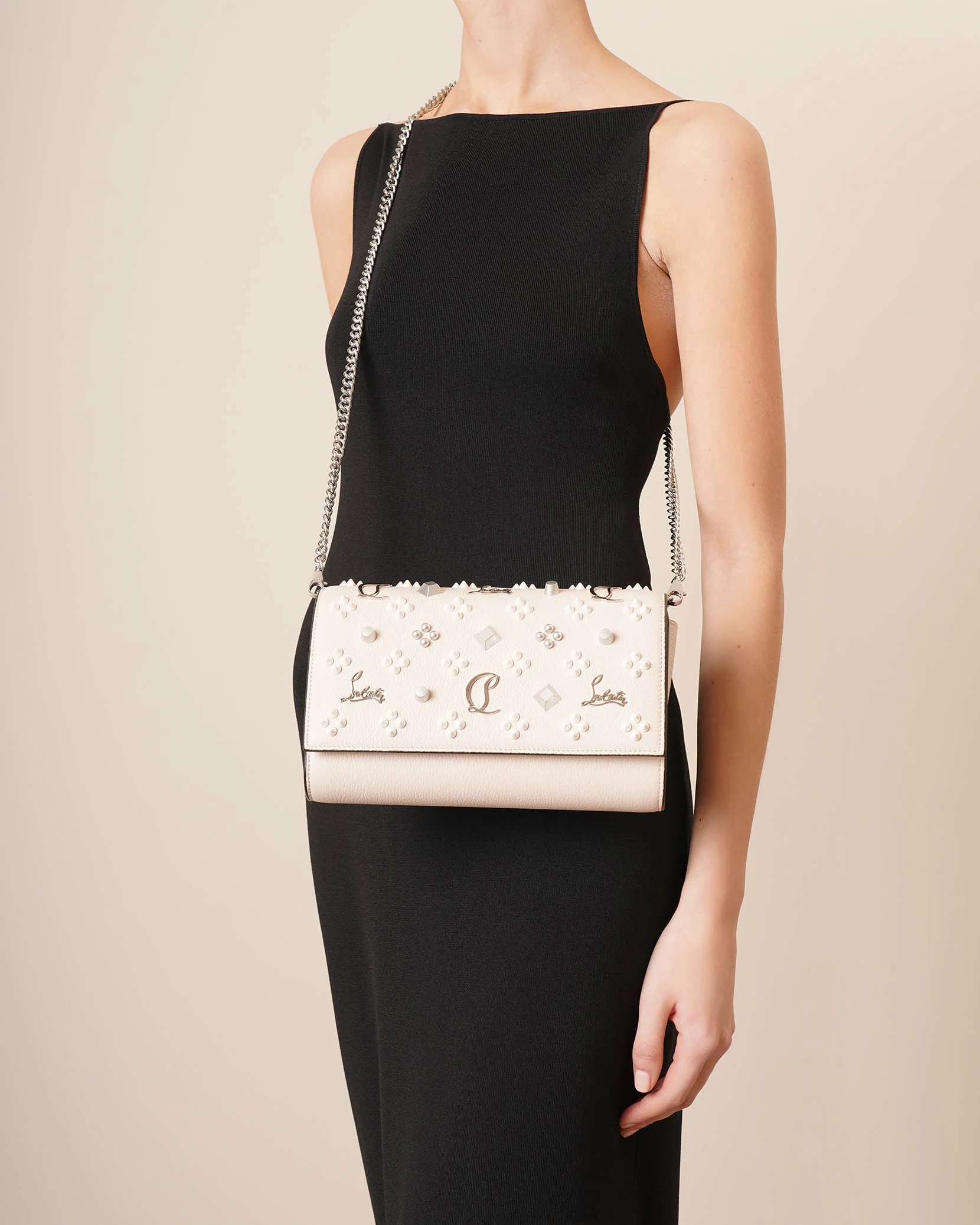 Paloma light beige clutch - Image 2