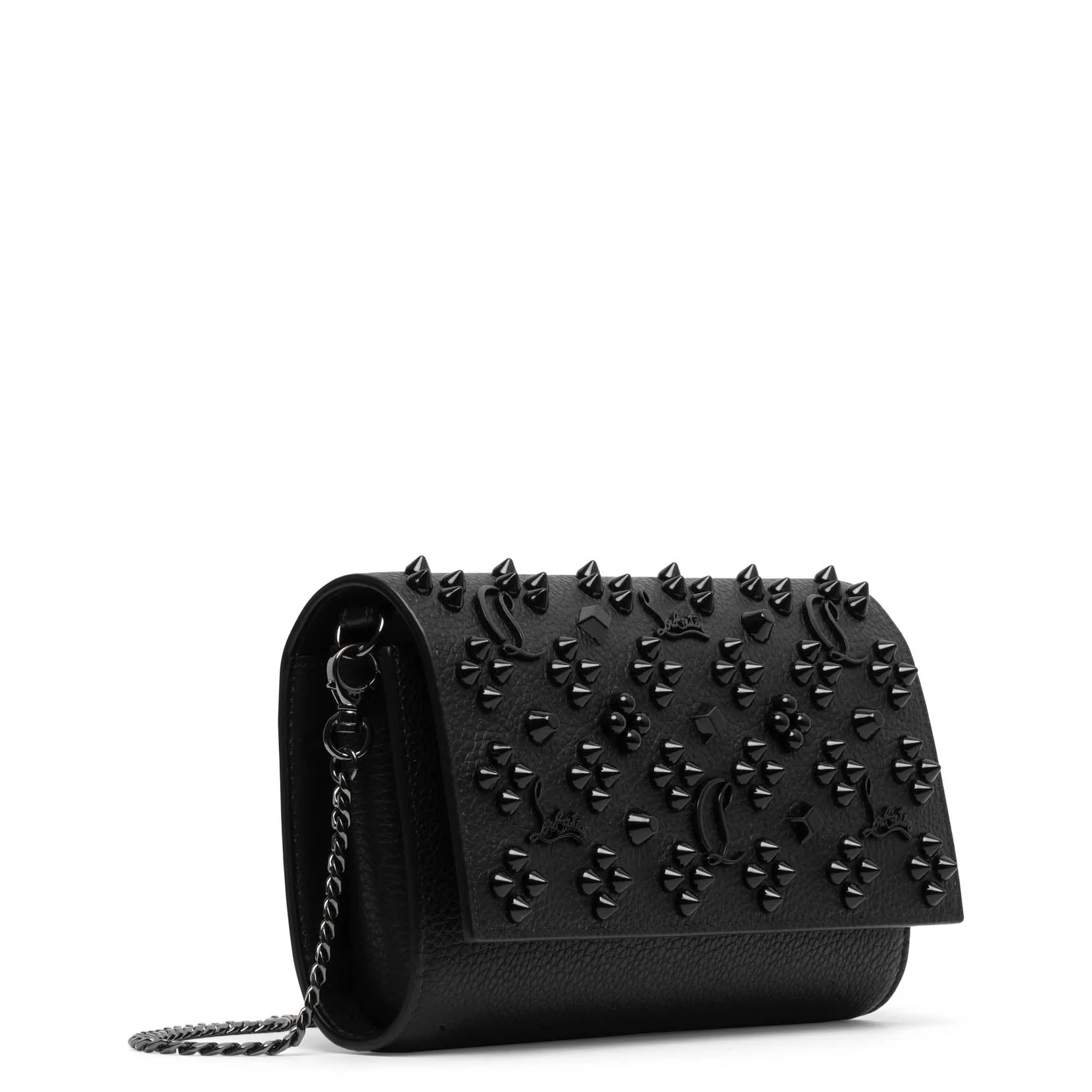 Paloma loubinthesky black leather wallet on chain - Image 3