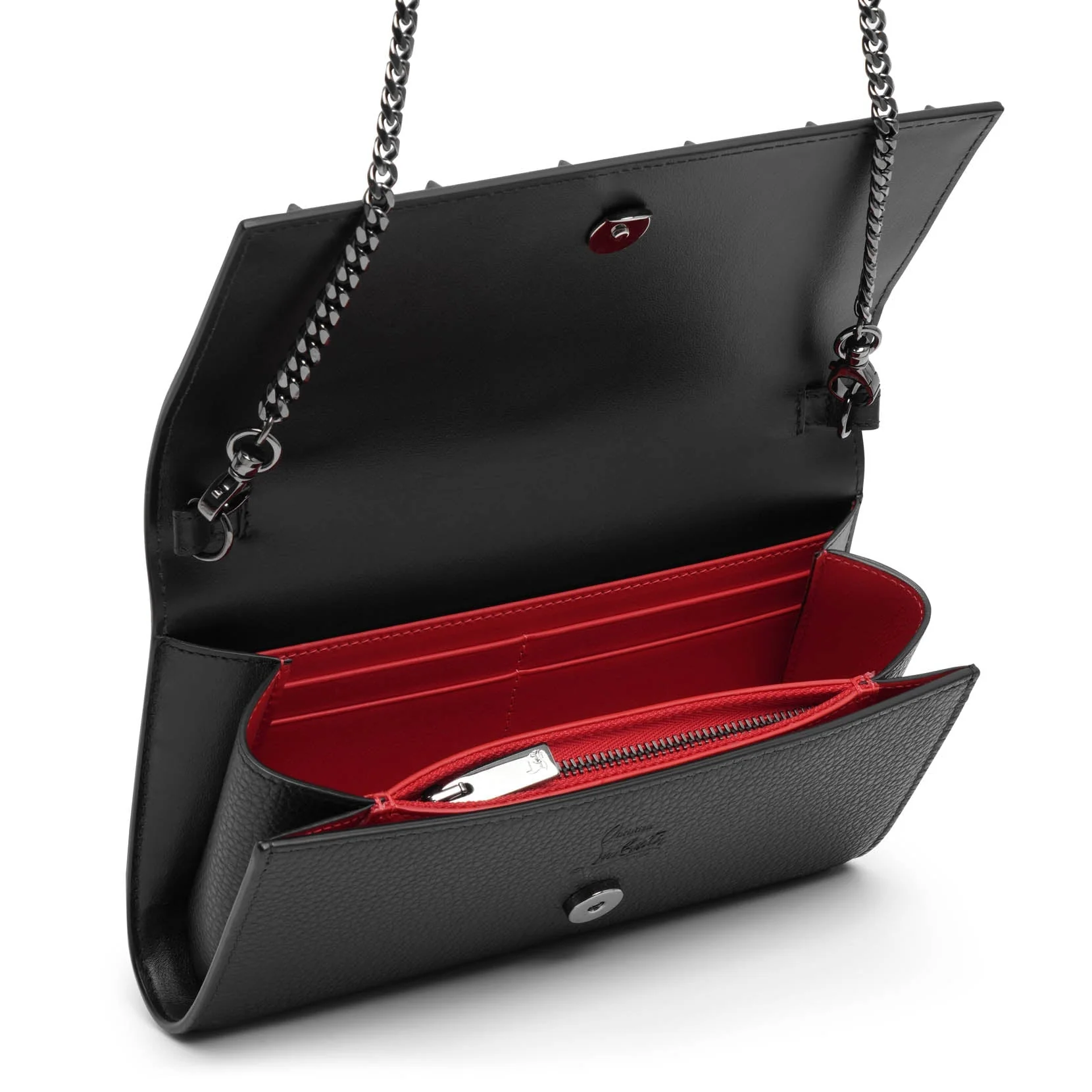 Paloma loubinthesky black leather wallet on chain - Image 5