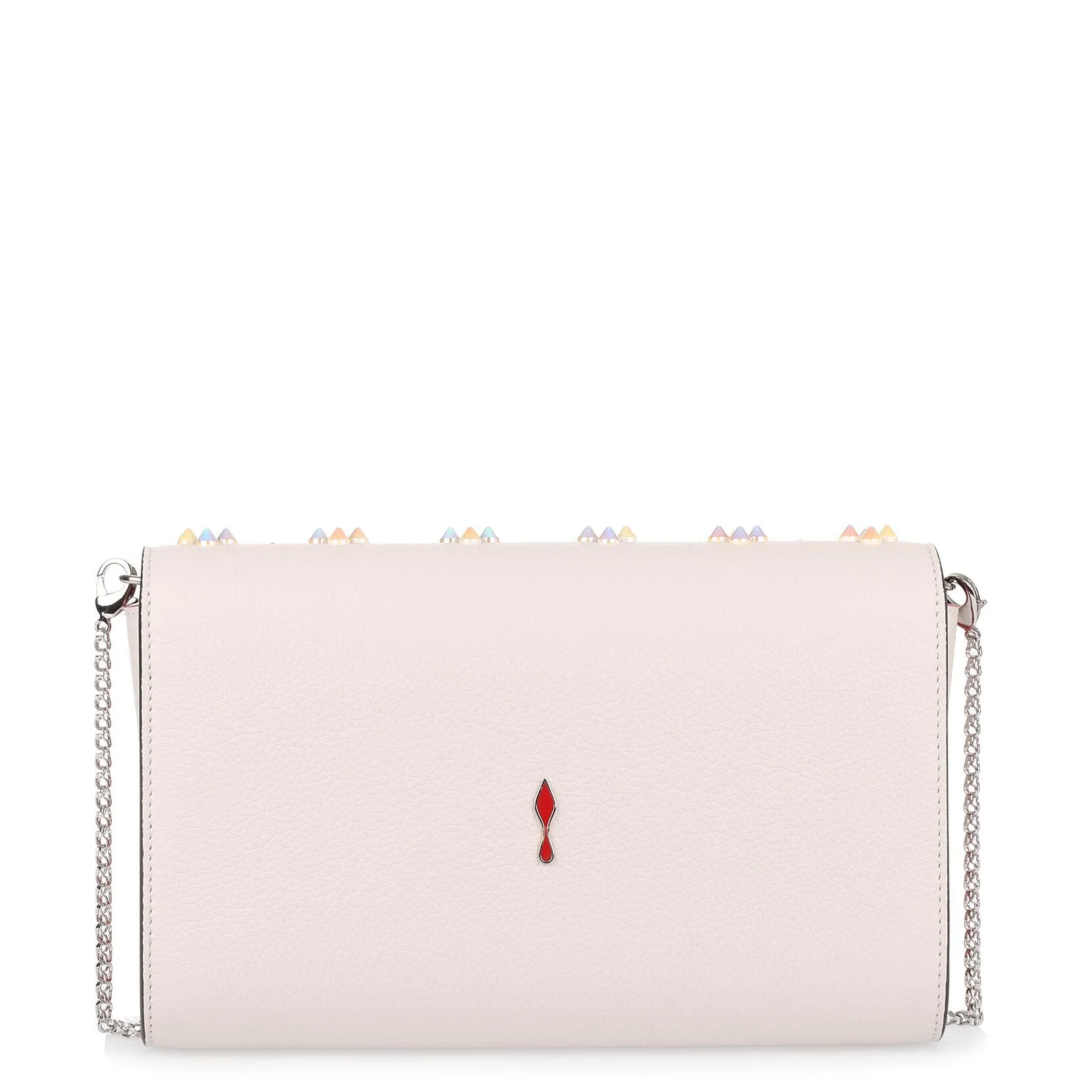 Paloma Loubinthesky ivory clutch - Image 3