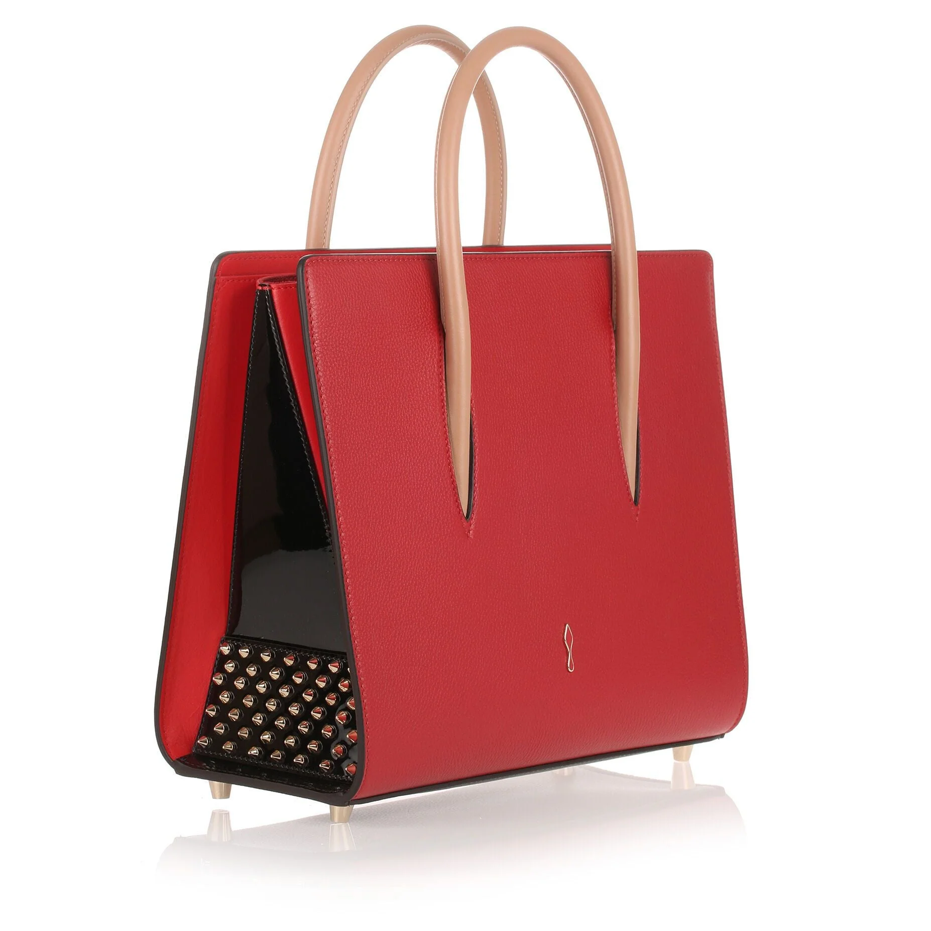 Paloma medium red leather bag - Image 2