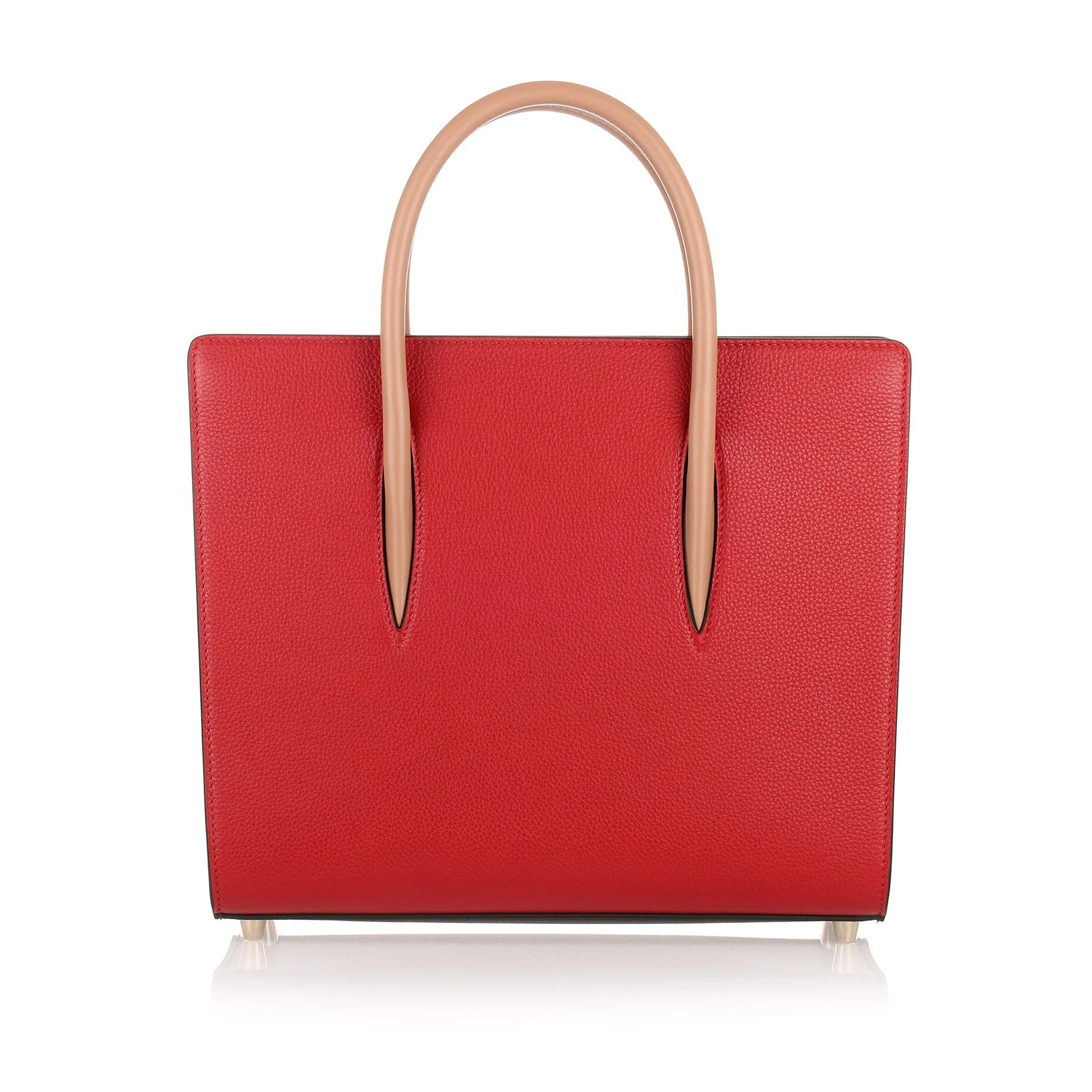 Paloma medium red leather bag - Image 3
