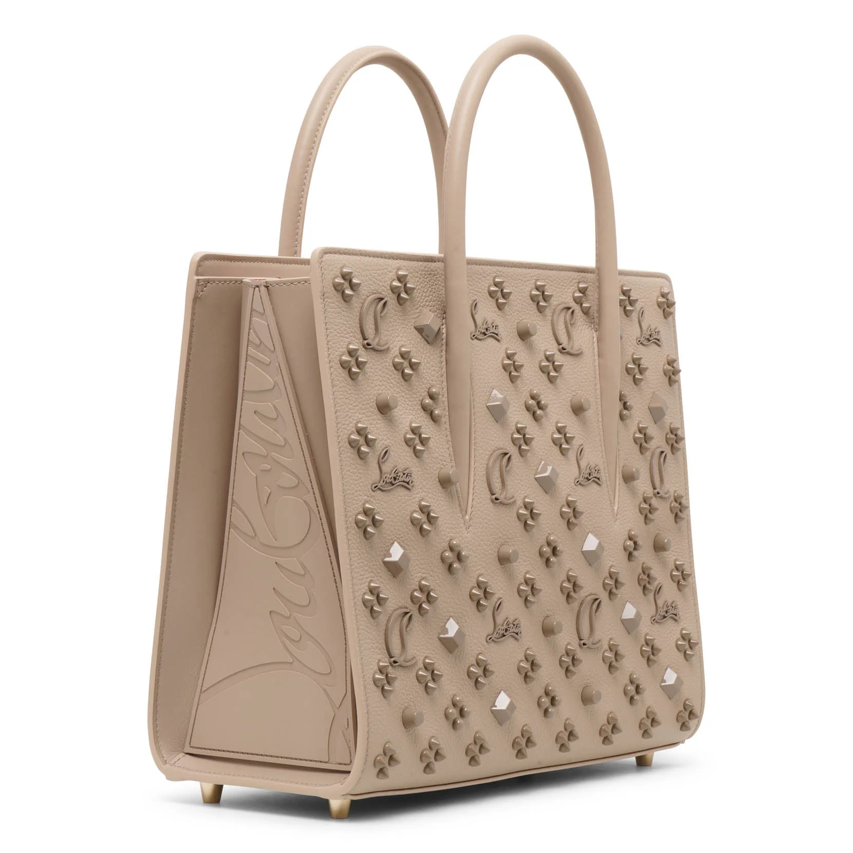 Paloma S medium beige leather bag - Image 3