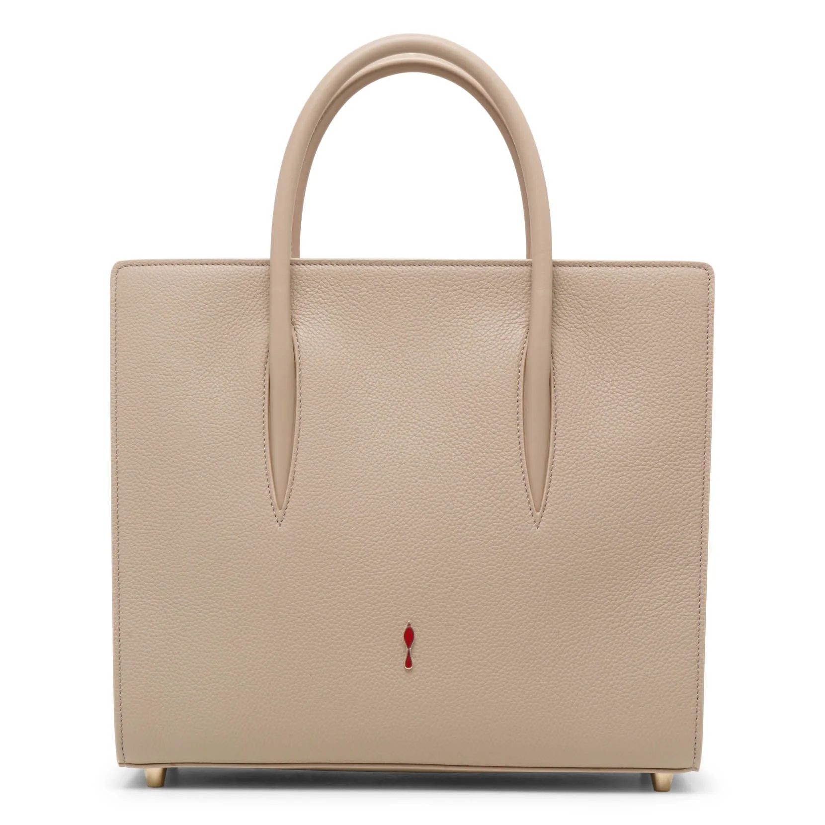 Paloma S medium beige leather bag - Image 4
