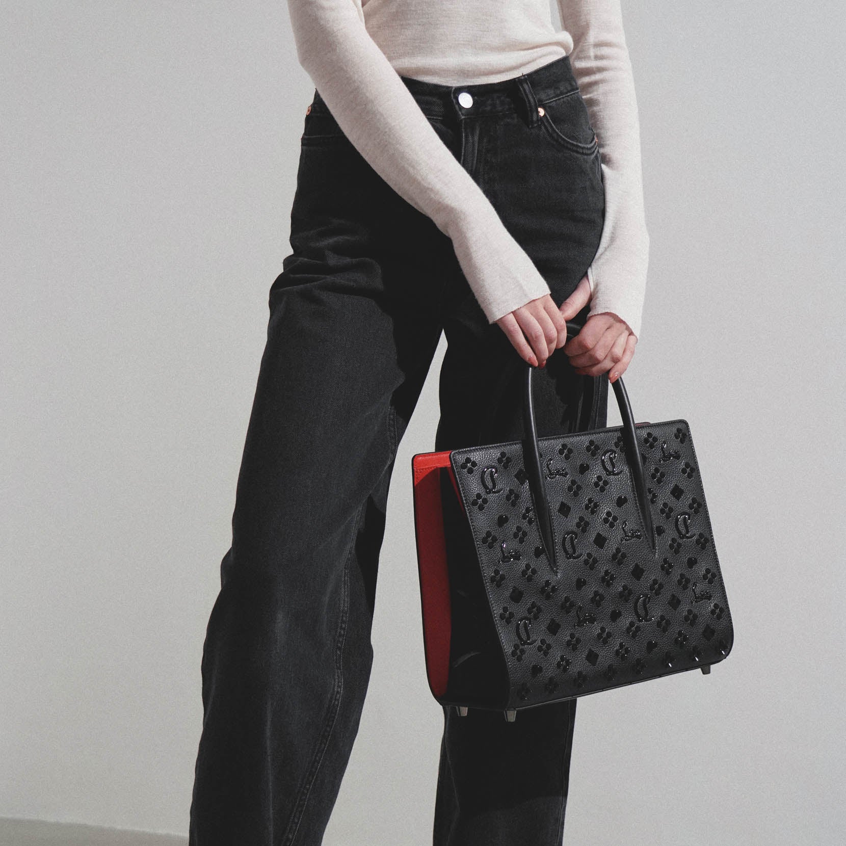 Paloma S medium loubinthesky black bag - Image 7