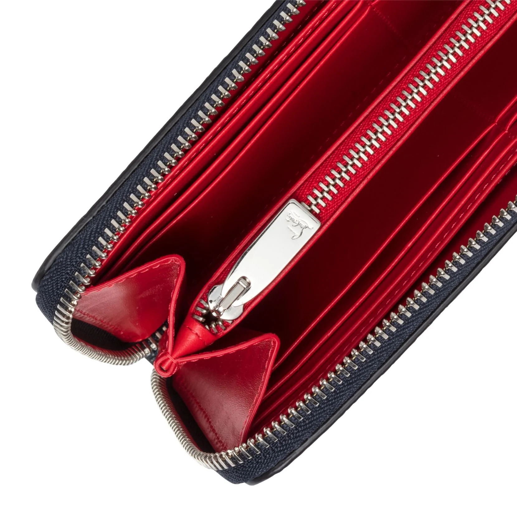 Panettone Dark Blue Leather Wallet - Image 4