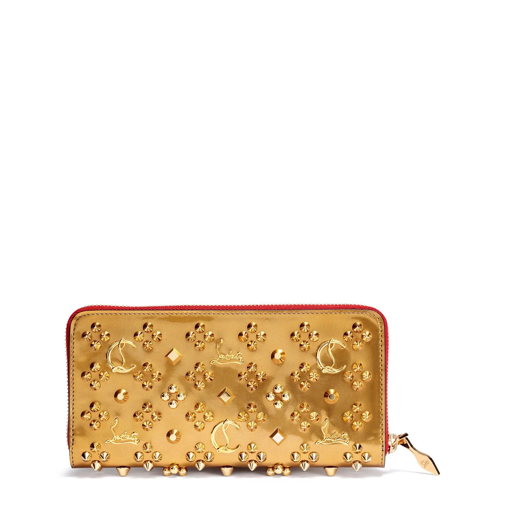 Panettone gold logo studded wallet - Image 3