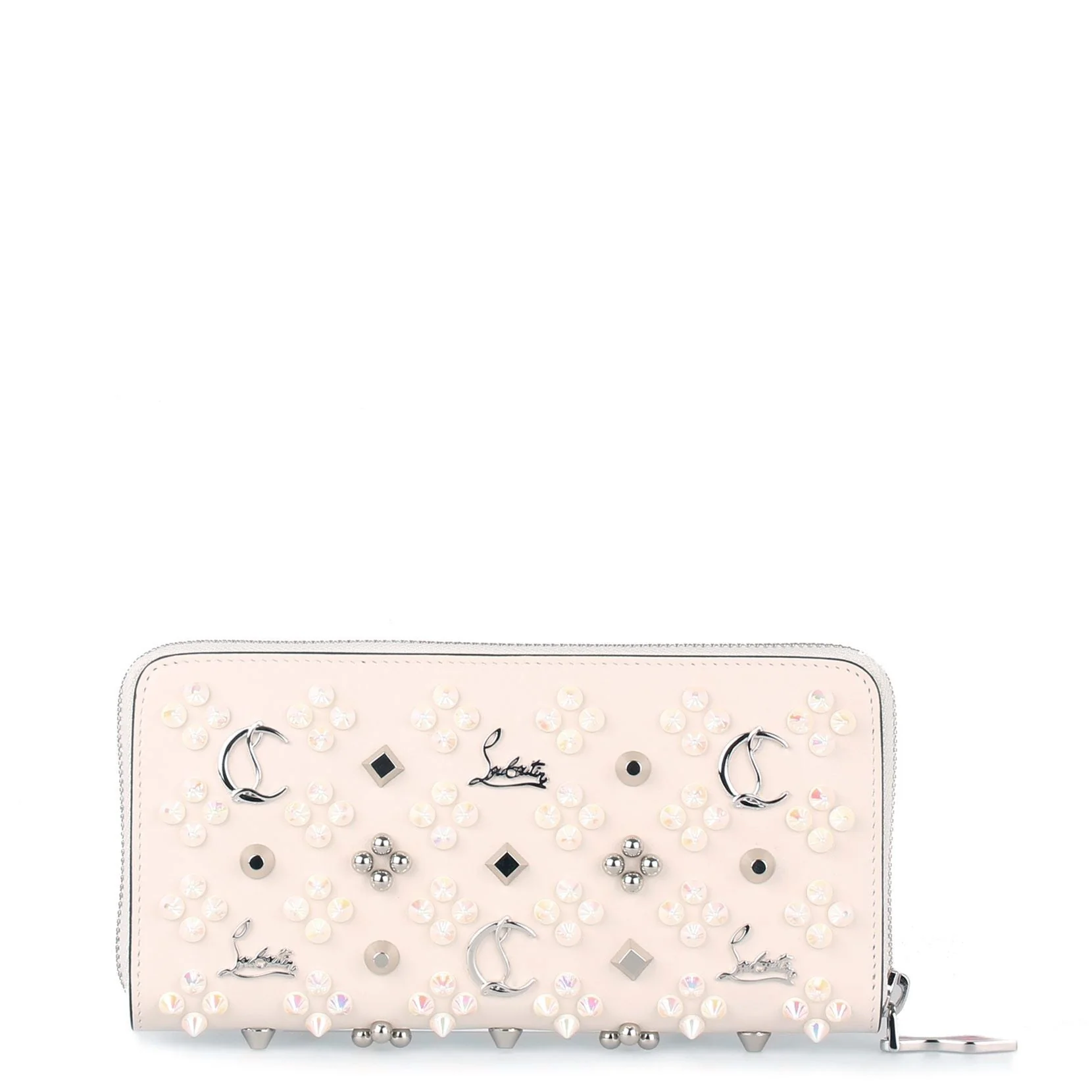 Panettone ivory leather logo studded wallet - Image 2