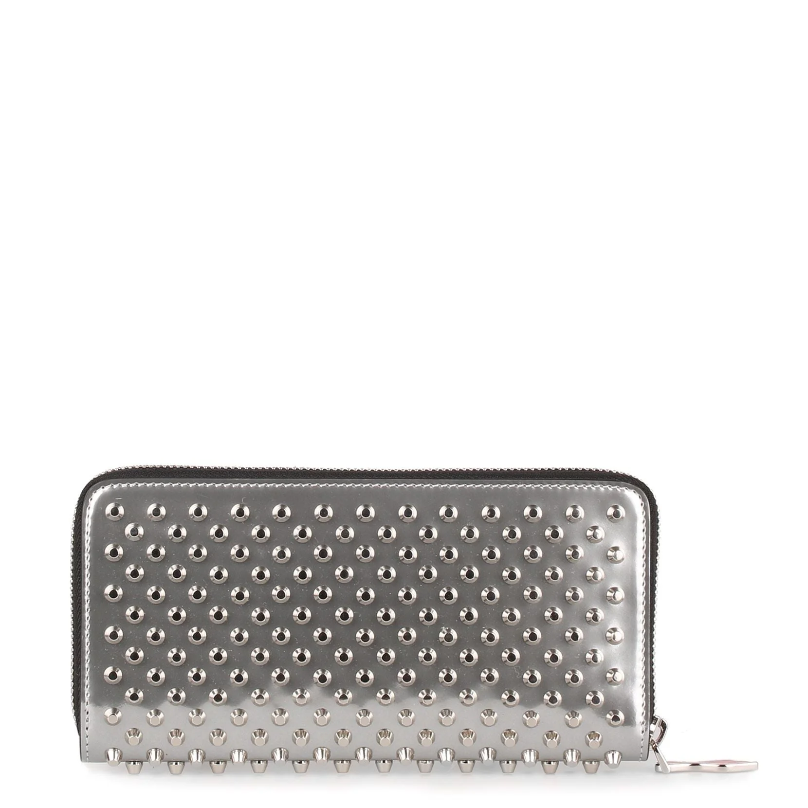Panettone silver leather studded wallet - Image 2