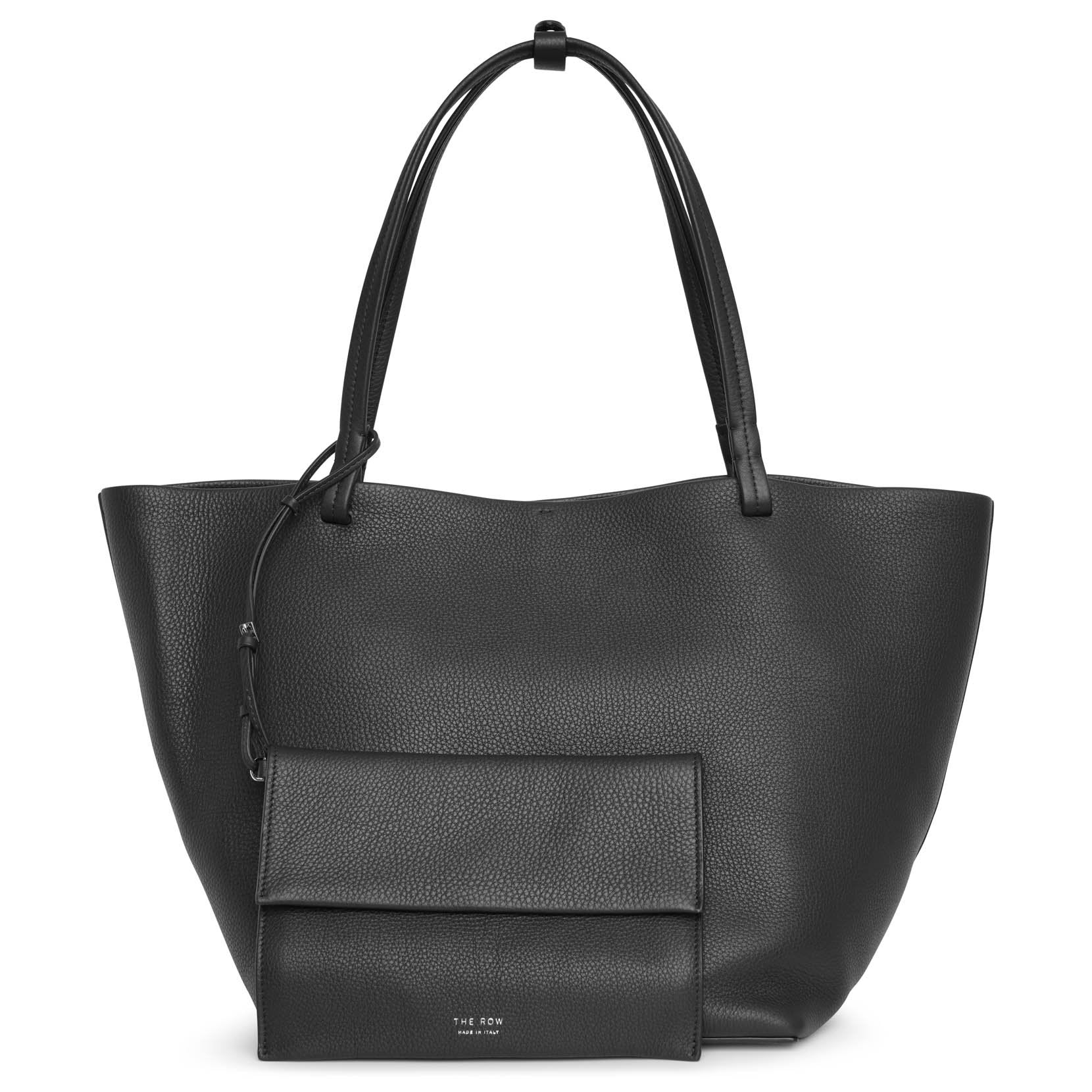 Park tote 3 lux black leather bag - Image 4