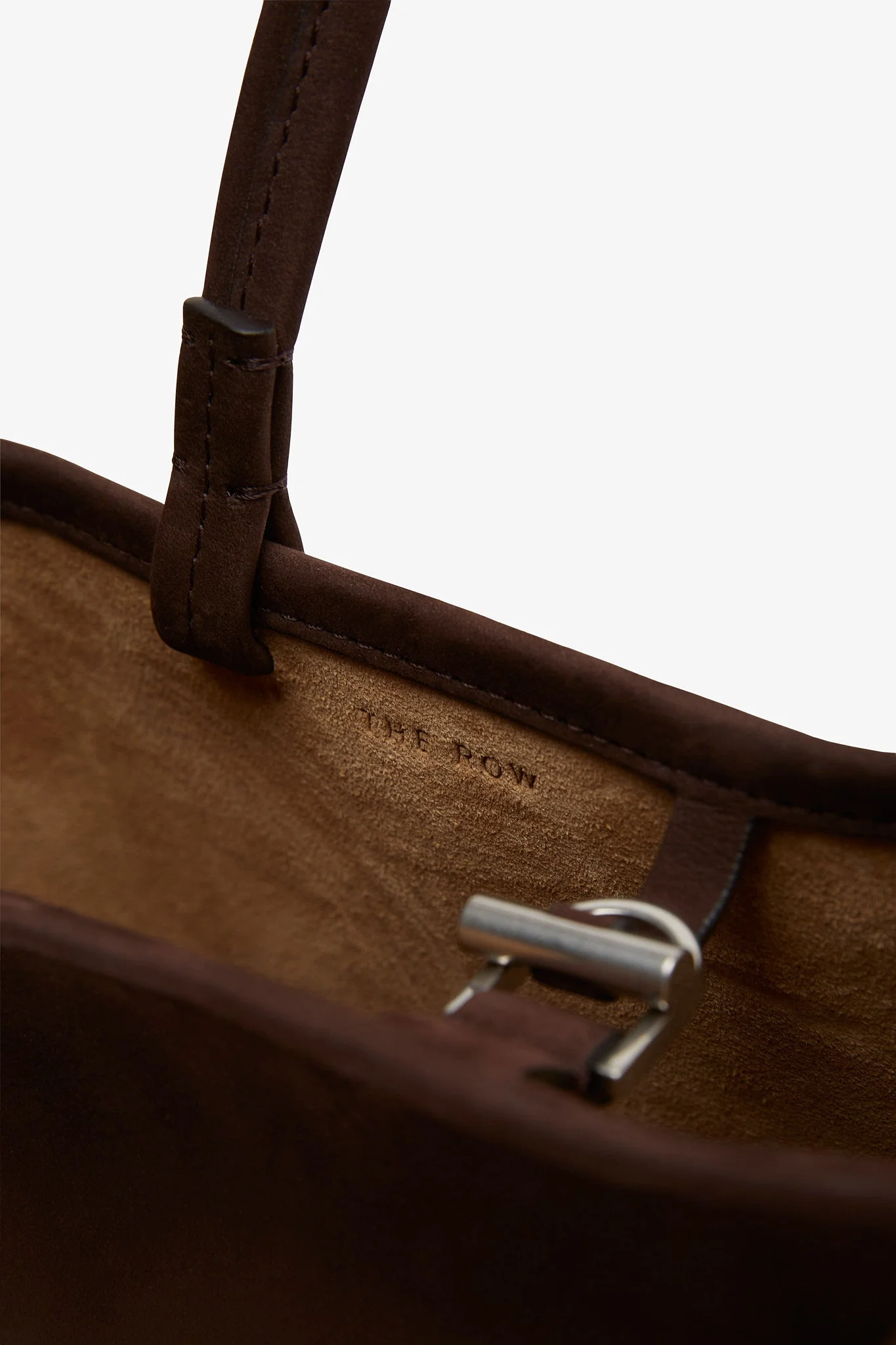 Park tote small dark brown nubuck bag - Image 5