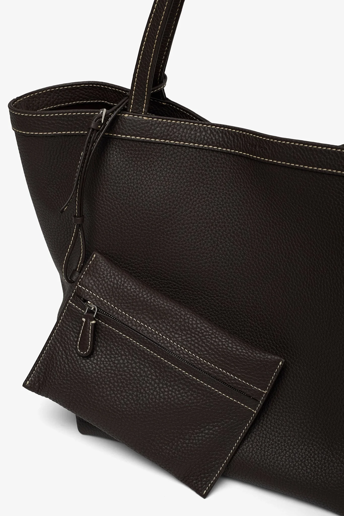 Park Tote Three brown leather bag - Image 4