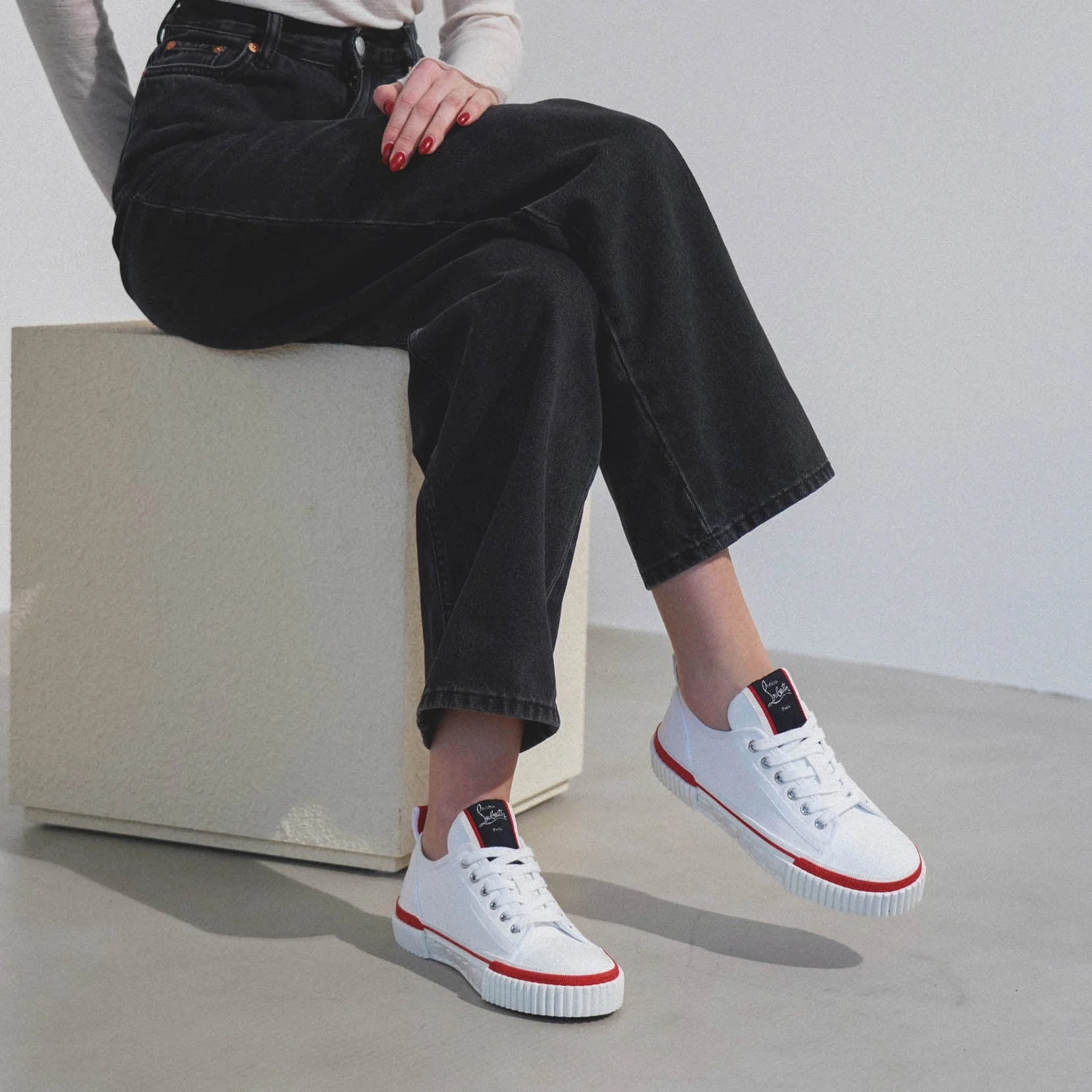 Pedro Donna Junior white canvas sneakers - Image 6