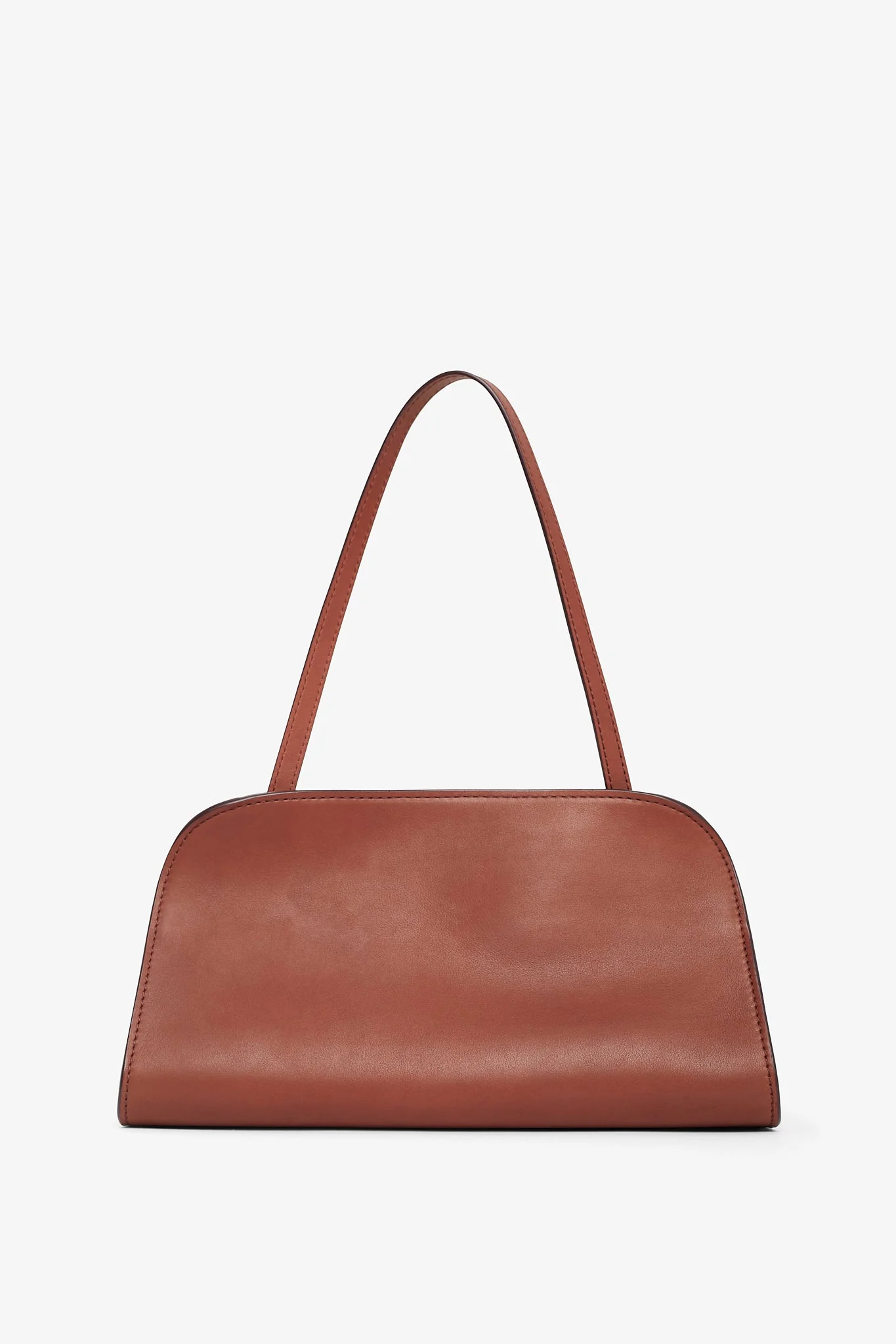 Peggy brown leather clutch - Image 4