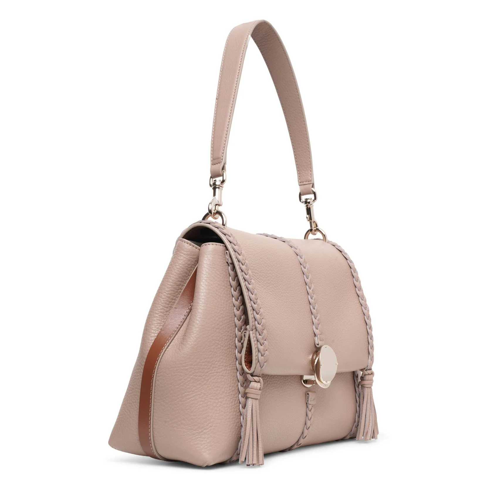 Penelope medium beige leather bag - Image 3