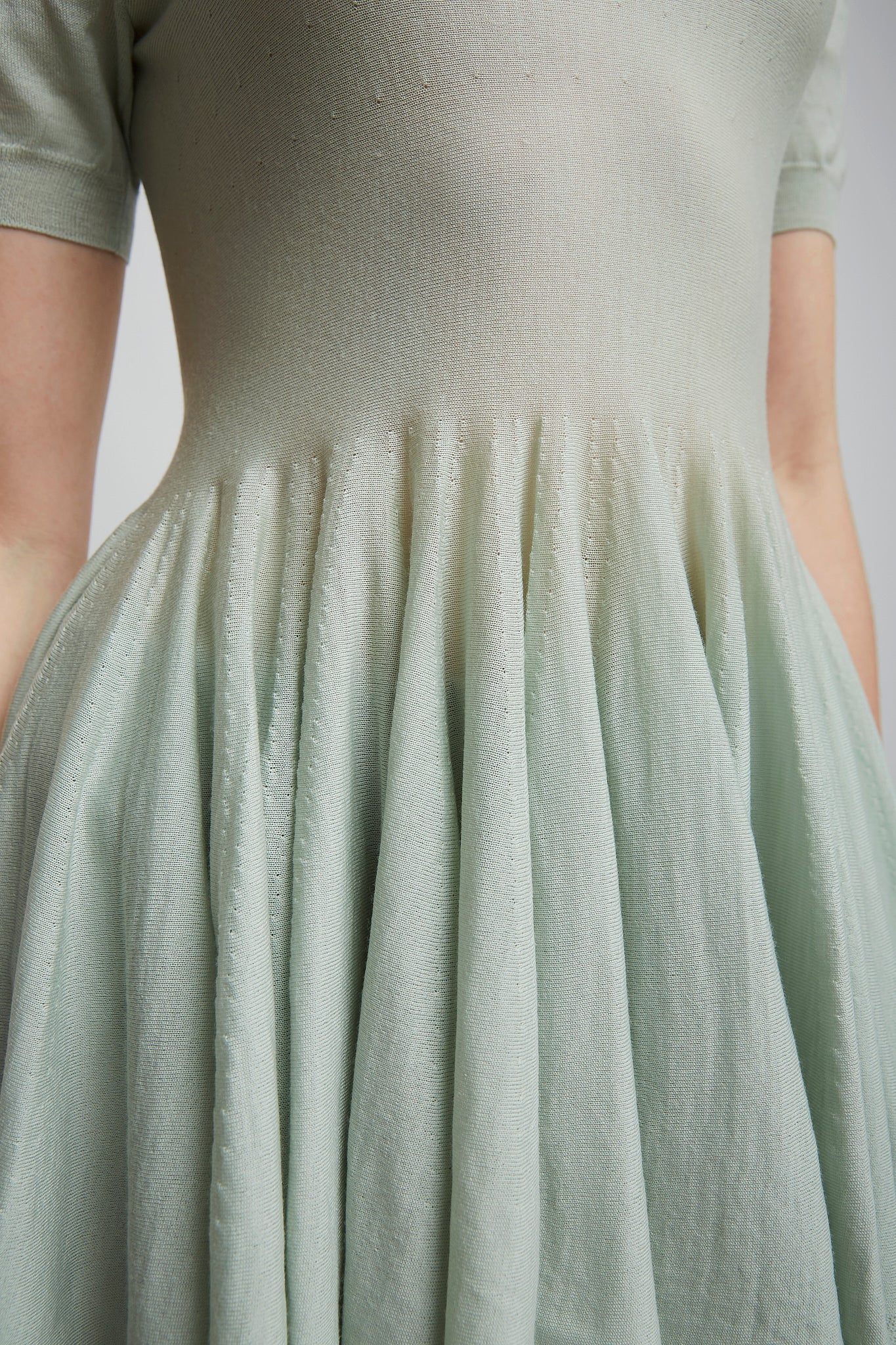 Peplum light blue top - Image 4