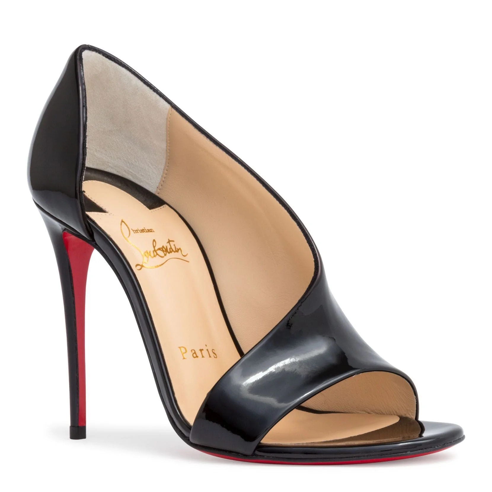 Phoebe 100 Black Patent Leather Pumps - Image 2