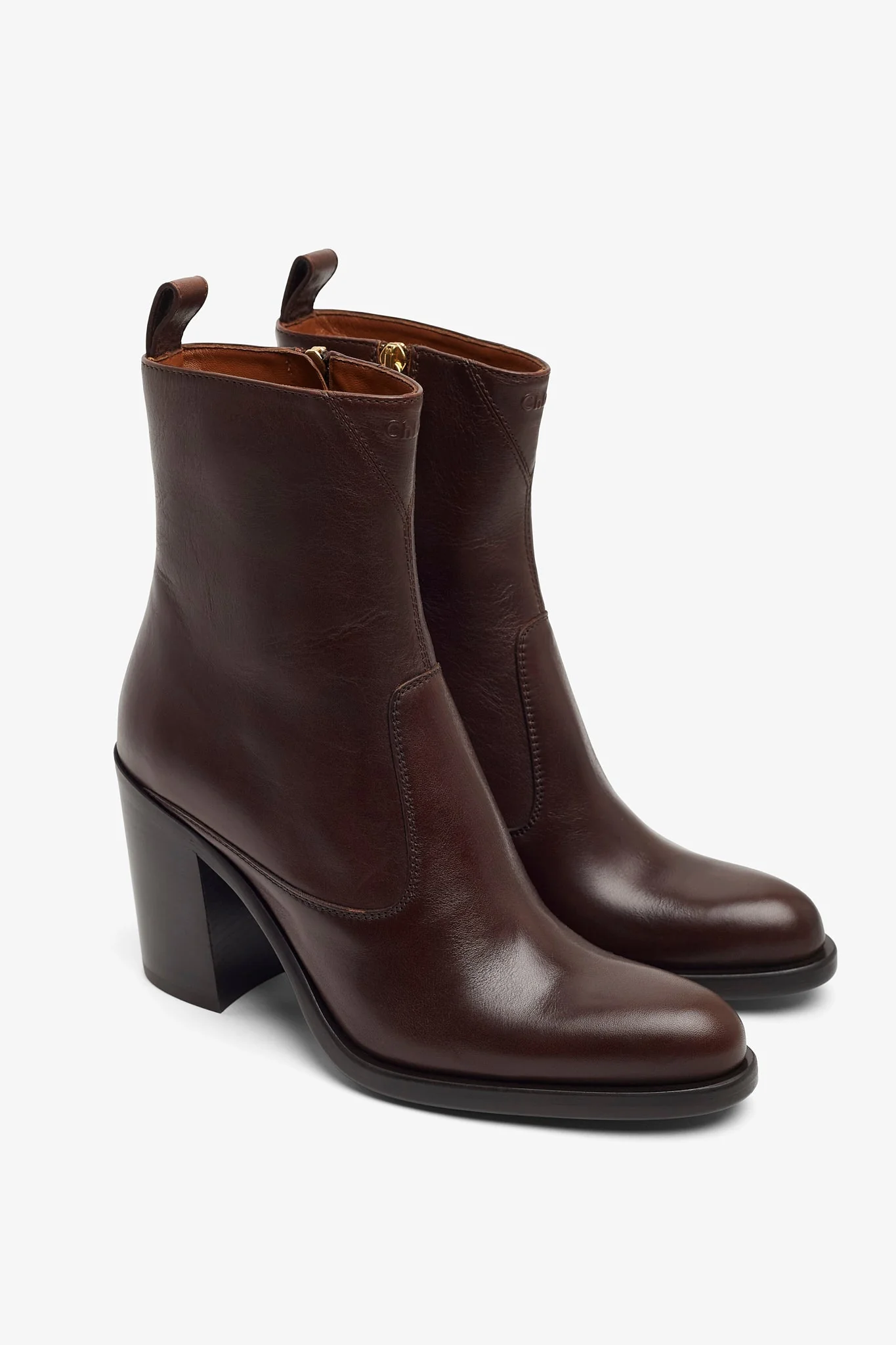 Phoenix dark brown leather boots - Image 4