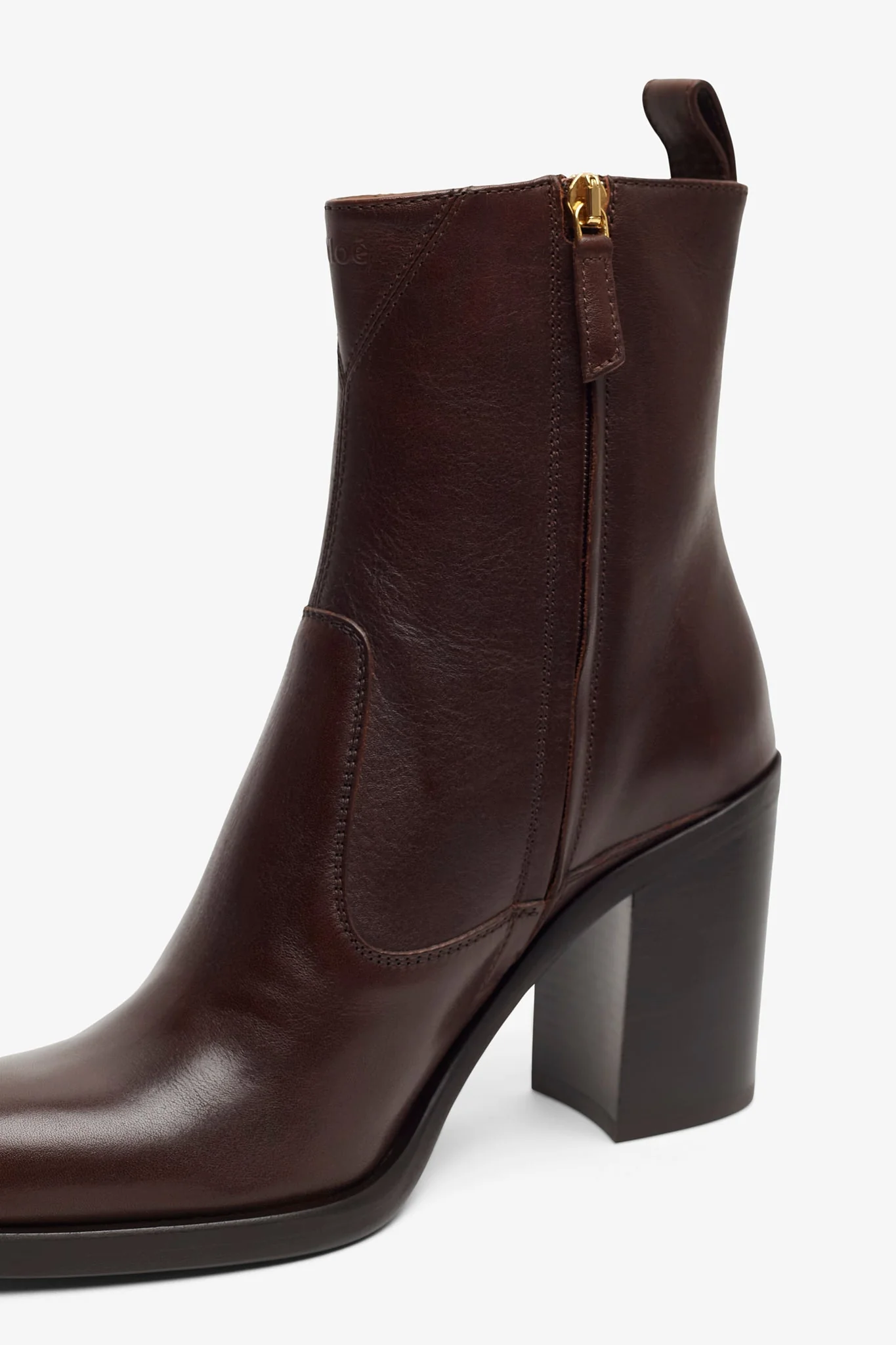 Phoenix dark brown leather boots - Image 5