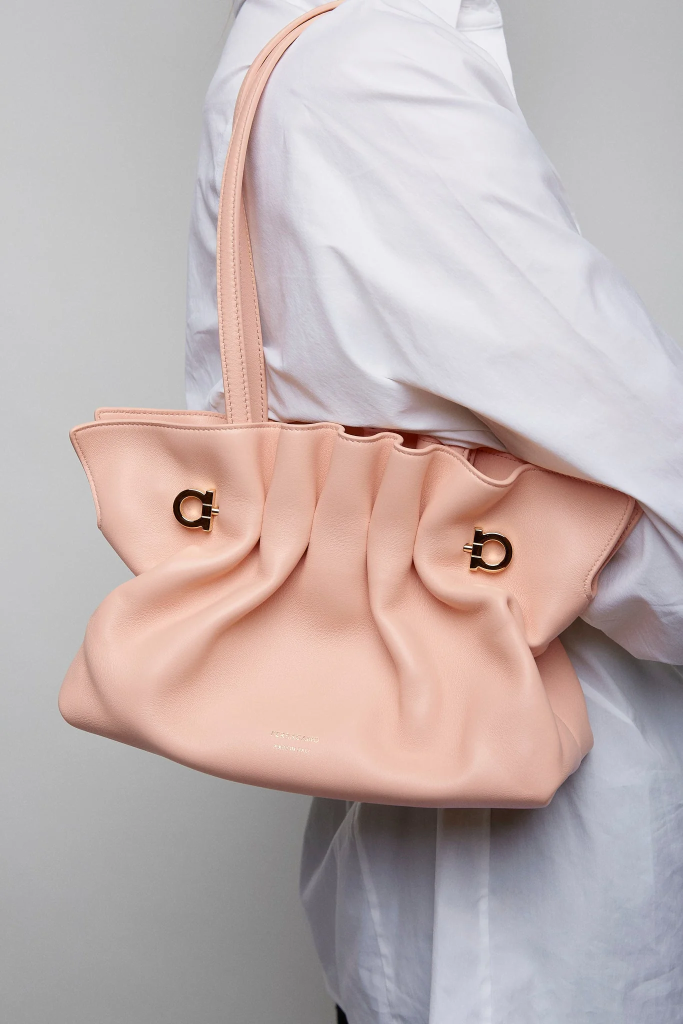 Pierce small pink leather bag - Image 2
