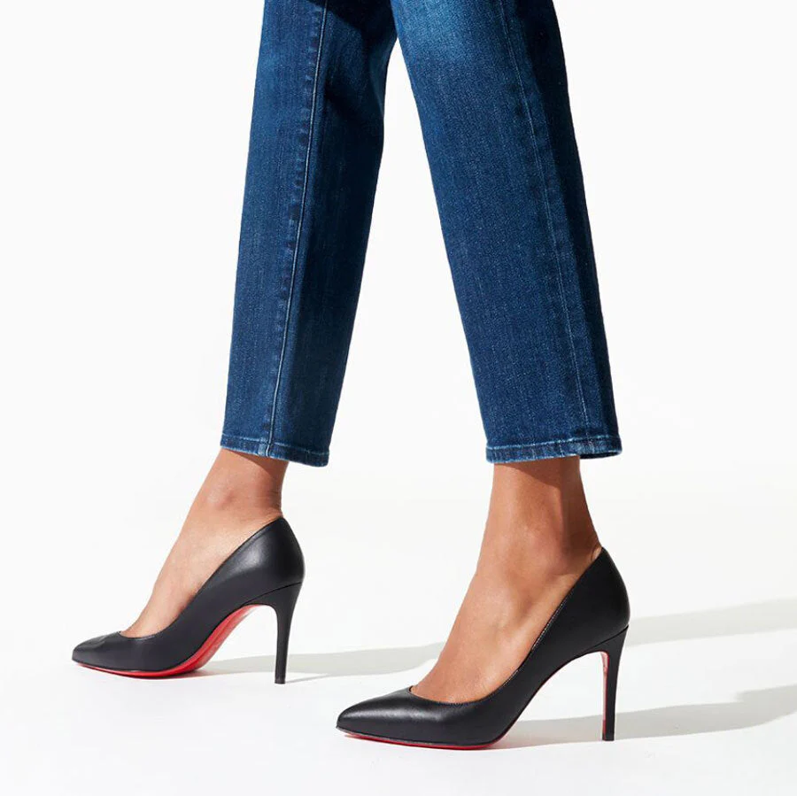 Pigalle 85 black leather pumps - Image 6