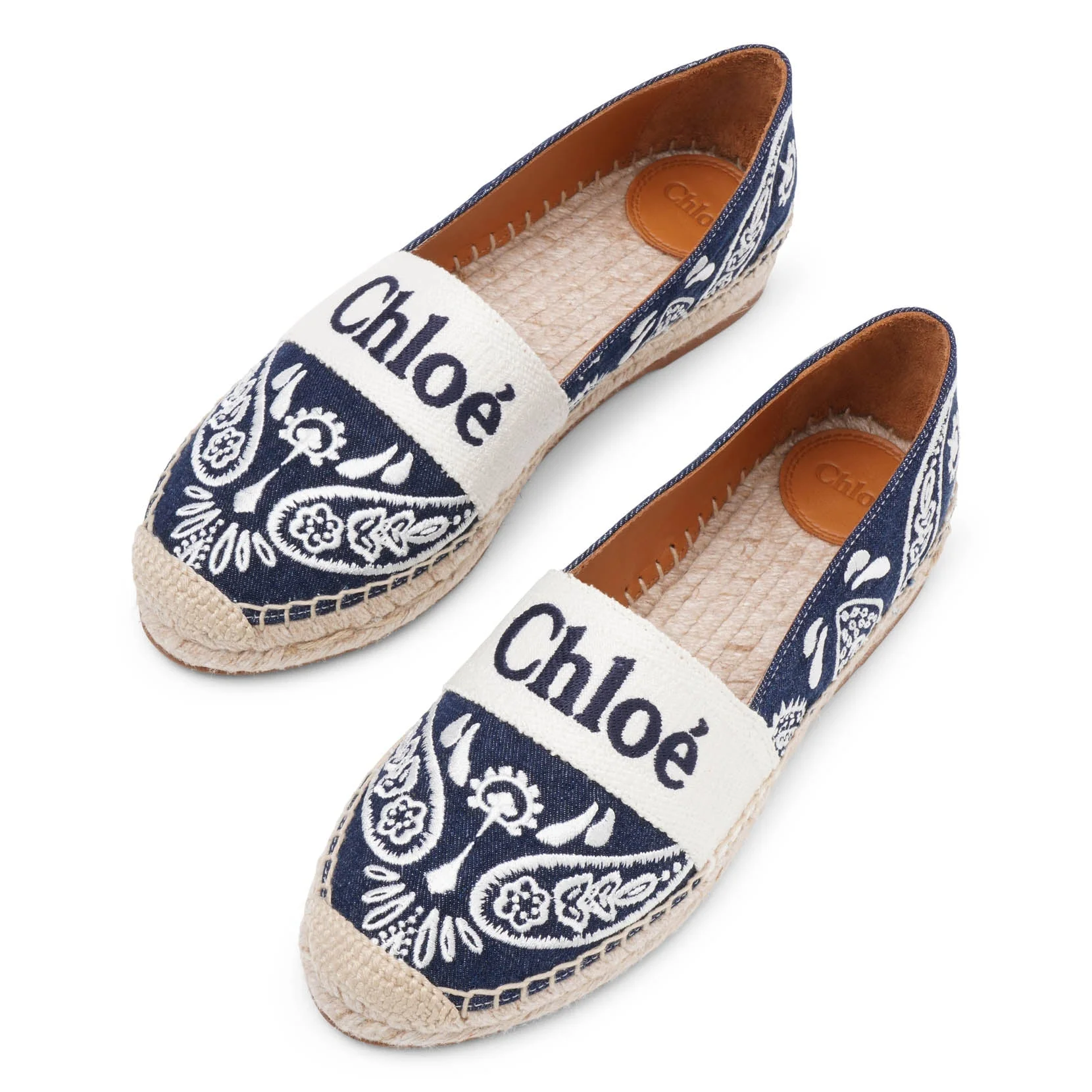Piia denim espadrille flats - Image 5