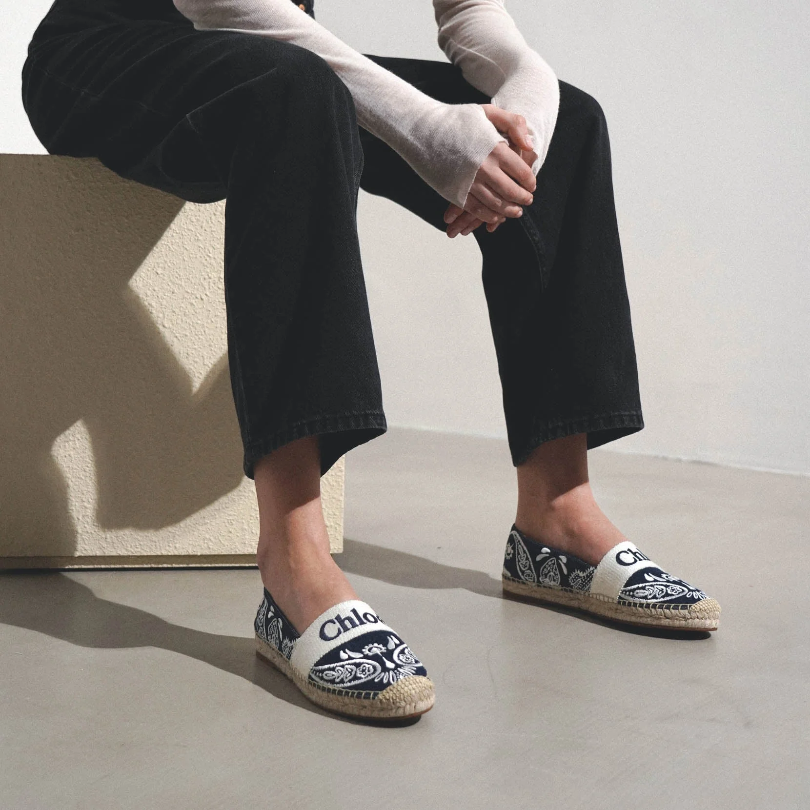 Piia denim espadrille flats - Image 6