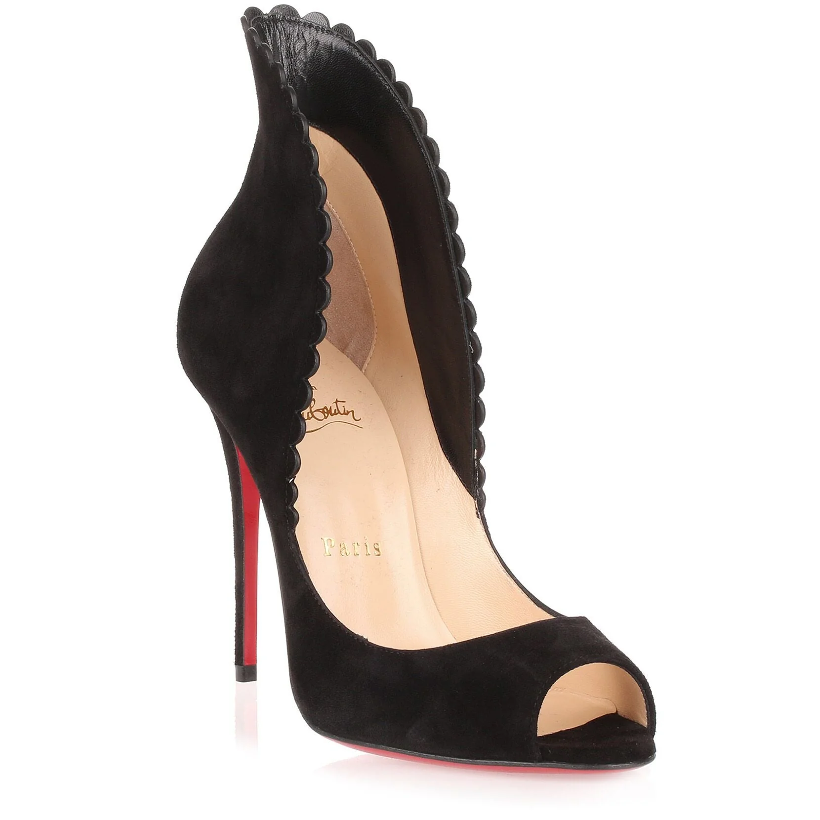 Pijonina 100 black suede pump - Image 2