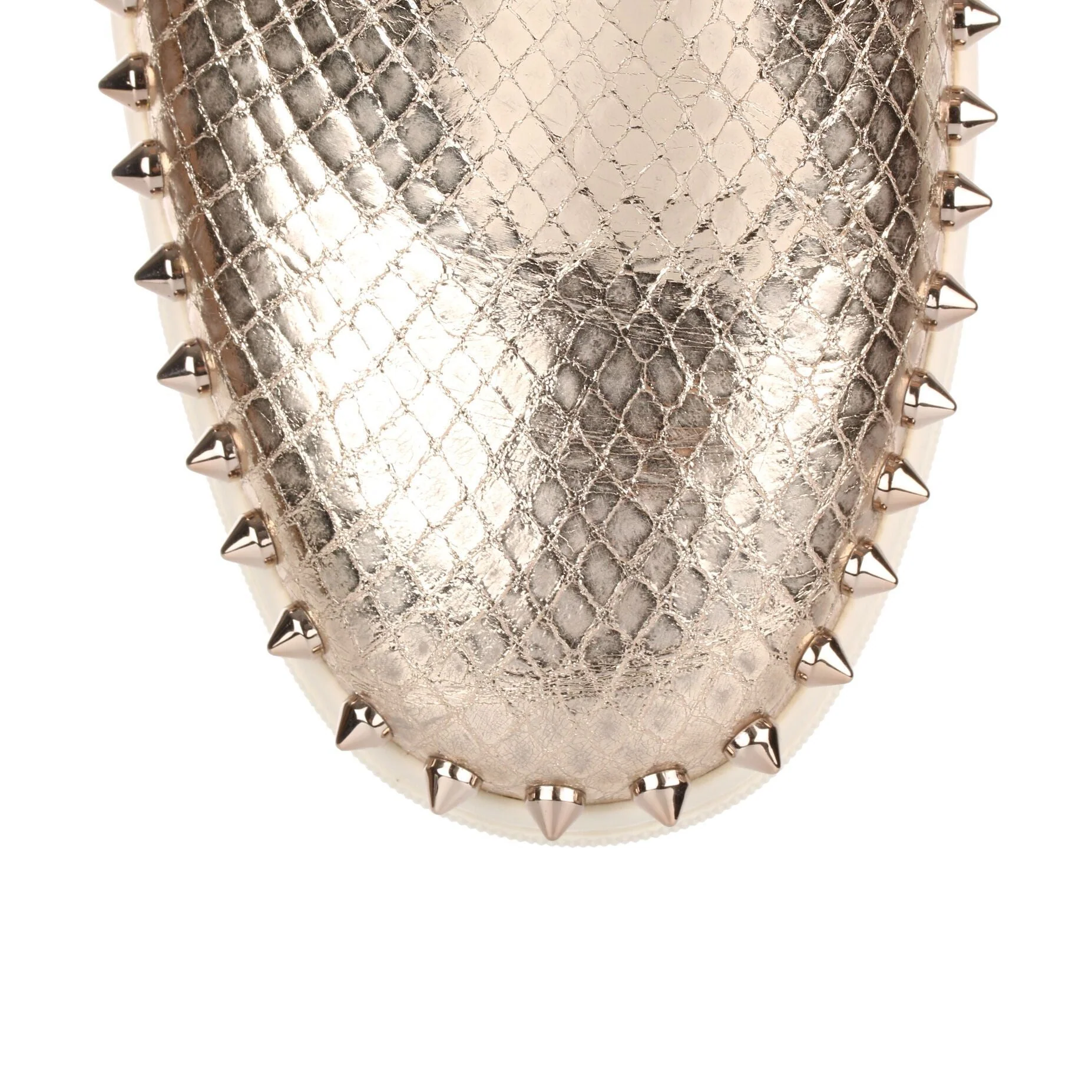 Pik Boat metallic embossed leather sneaker - Image 4