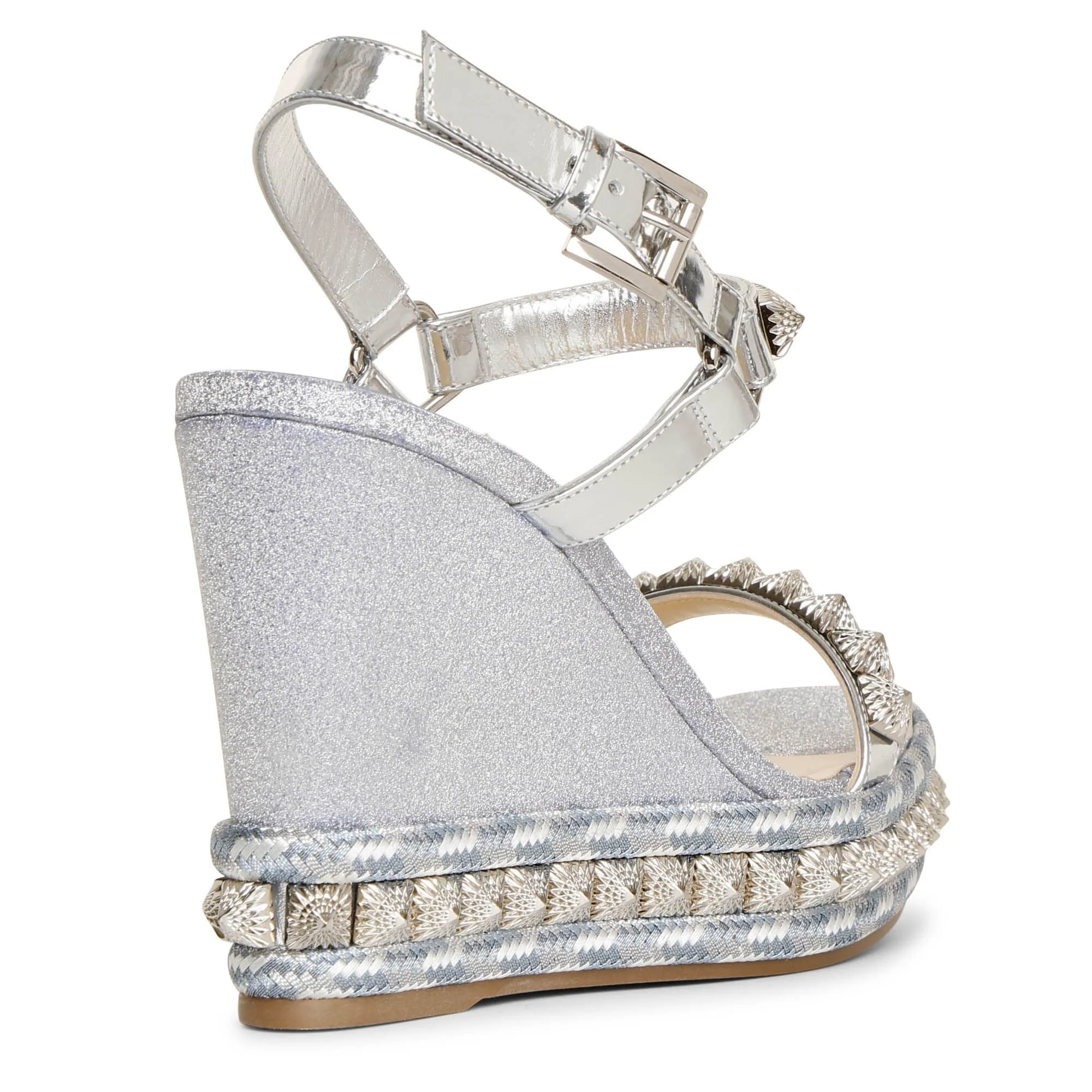 Pira Ryad 110 glitter blue wedges - Image 3