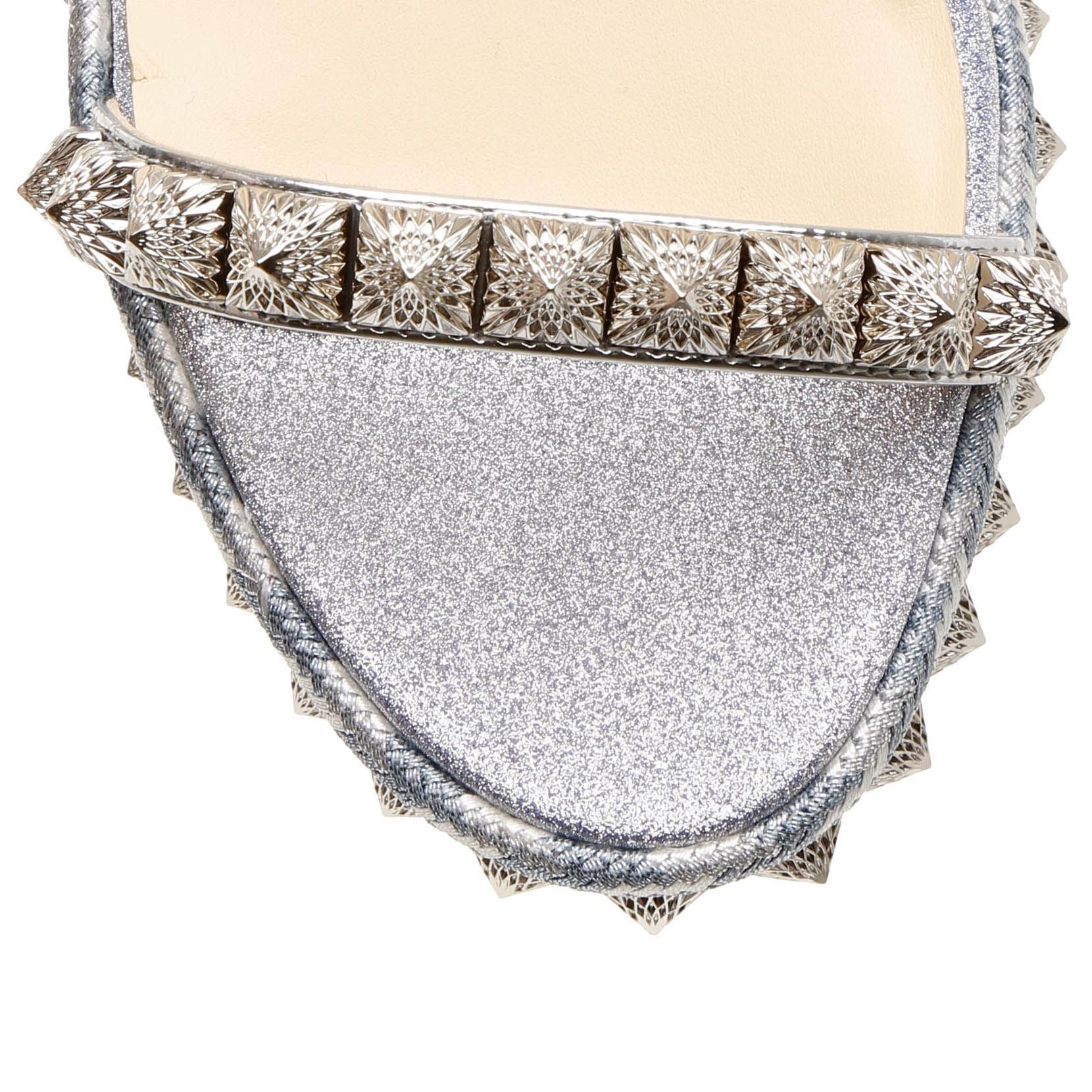 Pira Ryad 60 glitter flatform sandals - Image 4
