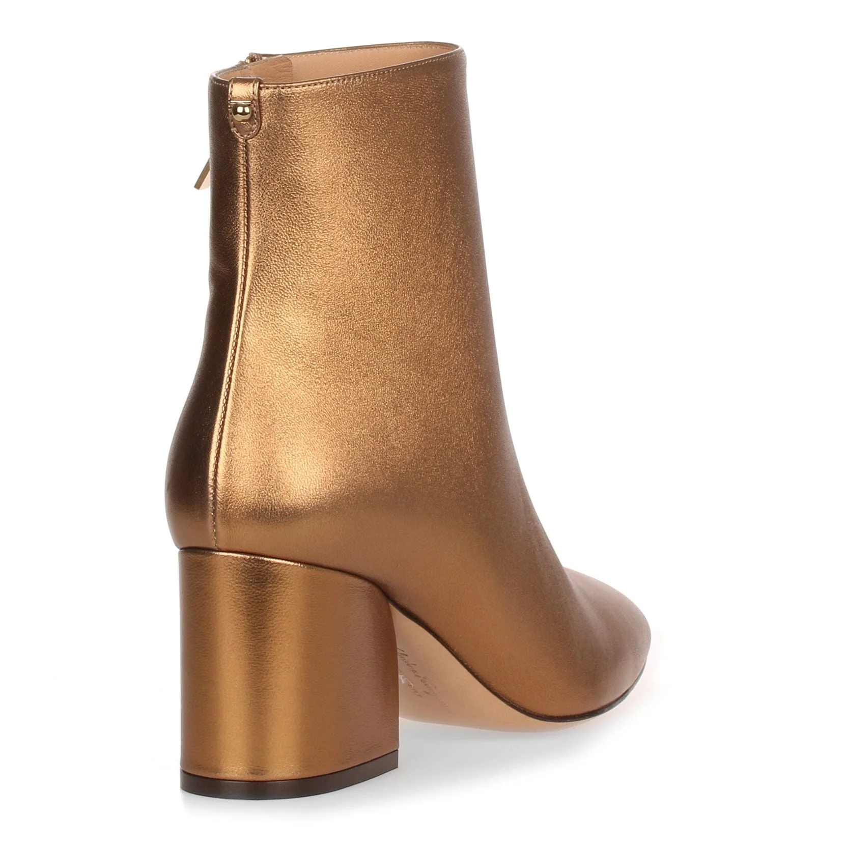 Pisa 70 leather bronze bootie - Image 3