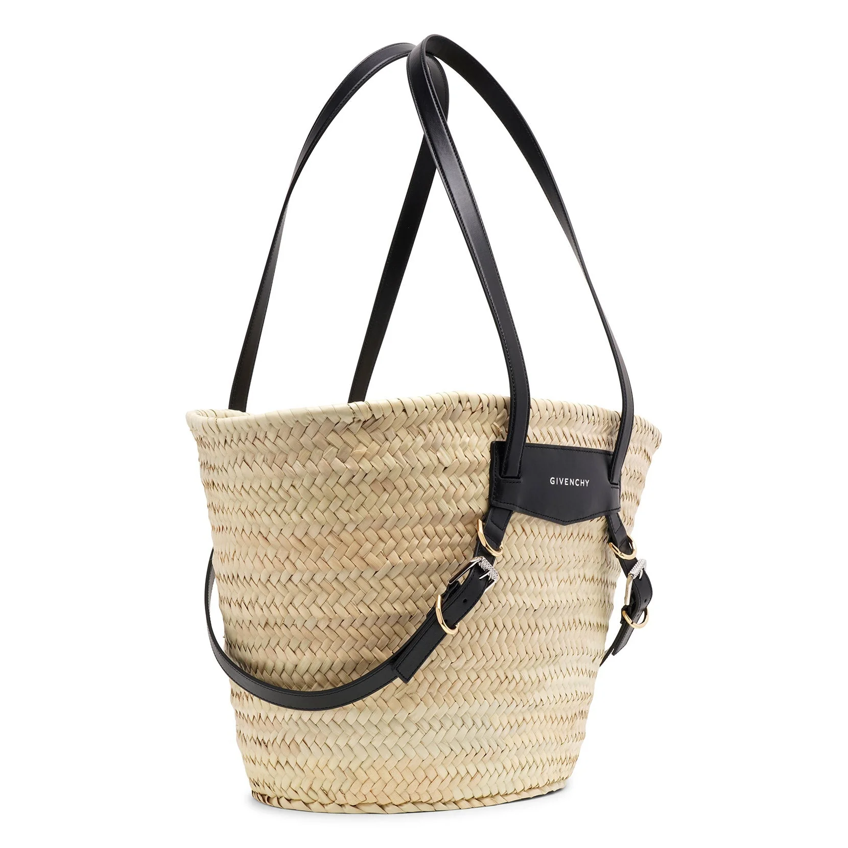 Plage Voyou raffia medium black bag - Image 3