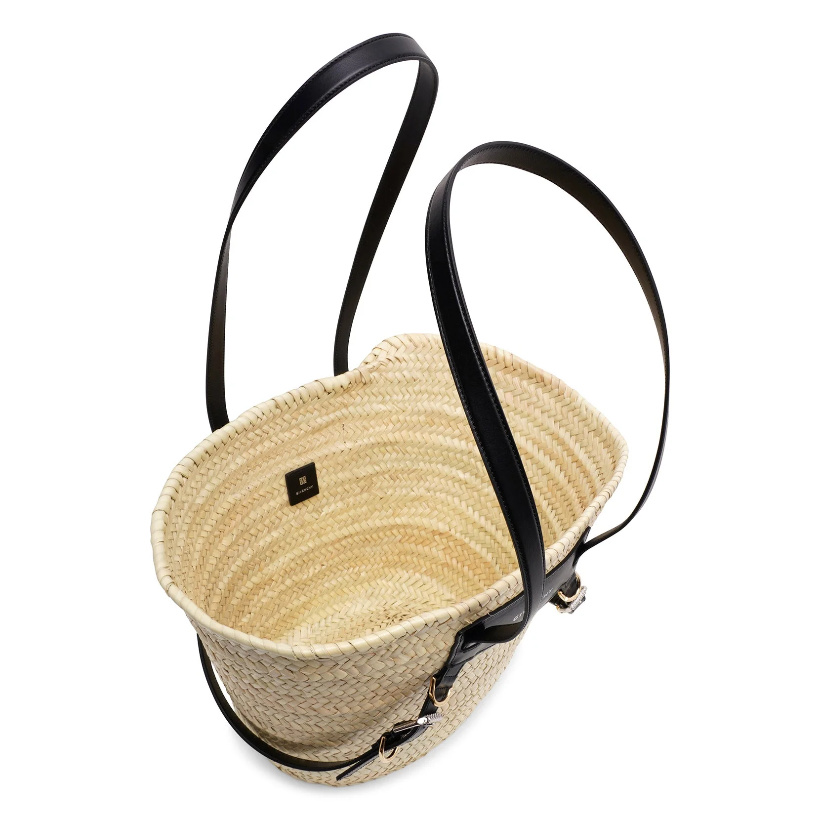 Plage Voyou raffia medium black bag - Image 5