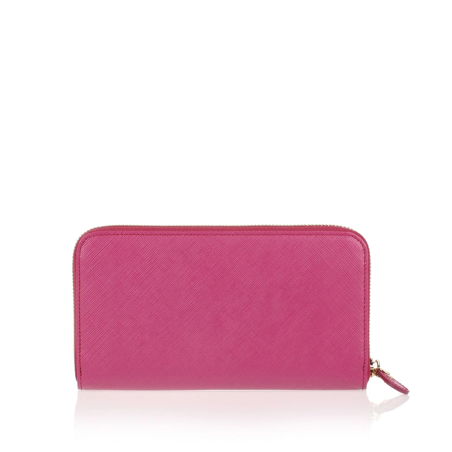 Plum leather Gancio wallet - Image 3