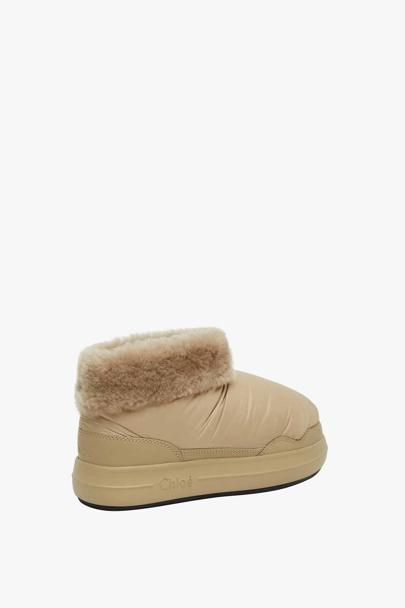 Polar beige shearling boots - Image 3