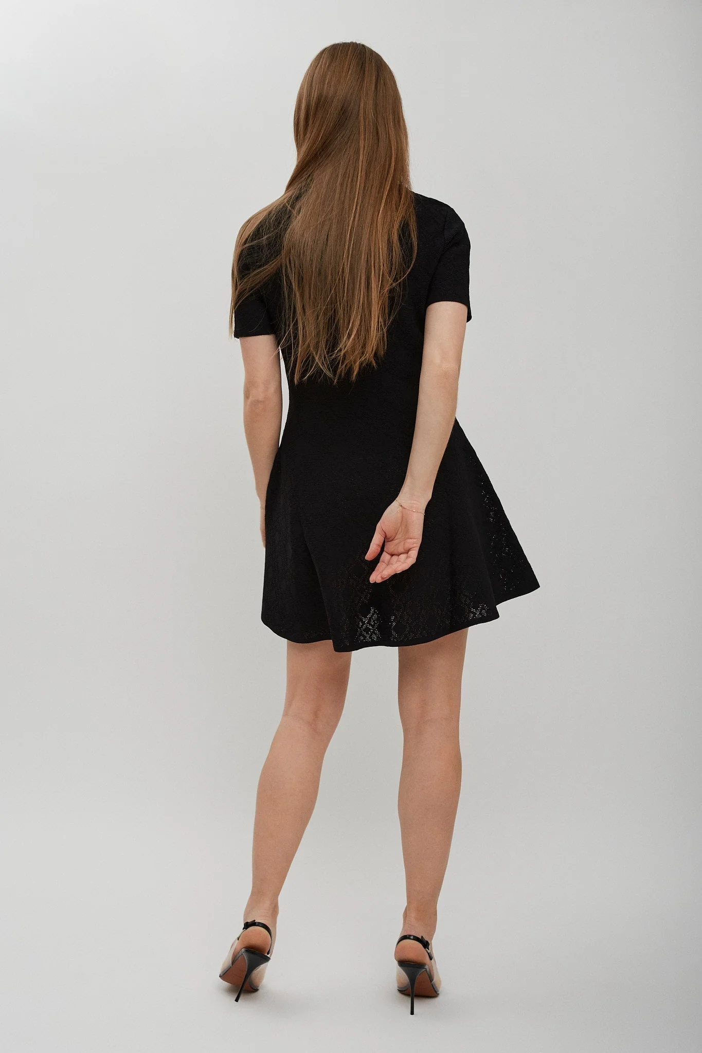 Polo collar short dress - Image 3