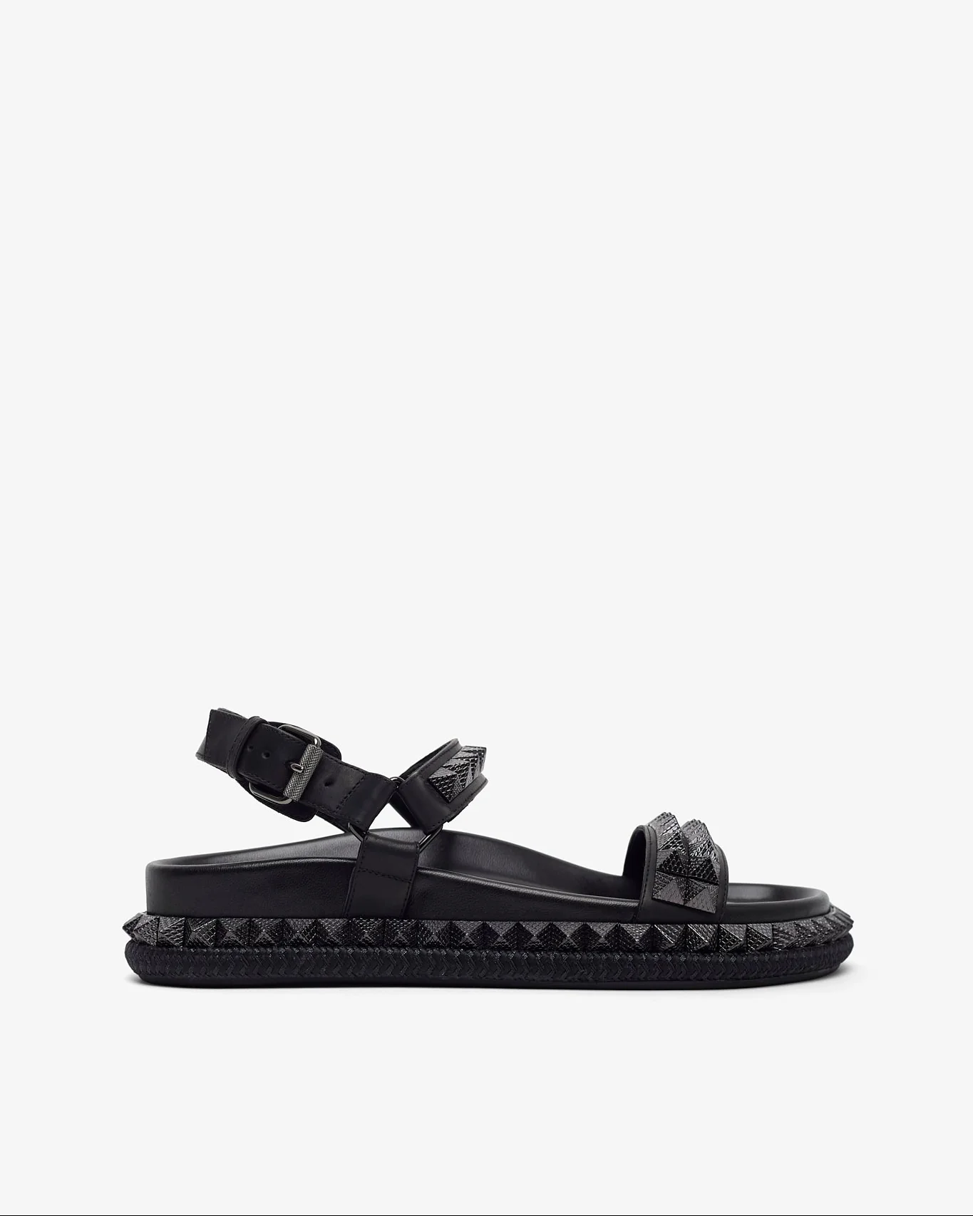 Pyrabizz black platform sandals