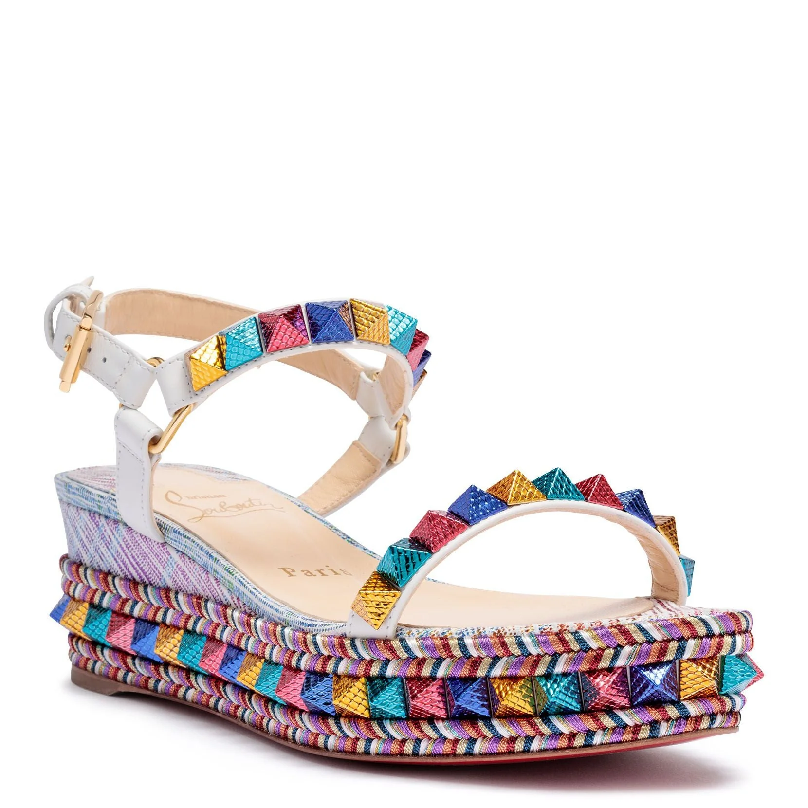 Pyraclou 60 suede unicorn multi wedges - Image 2