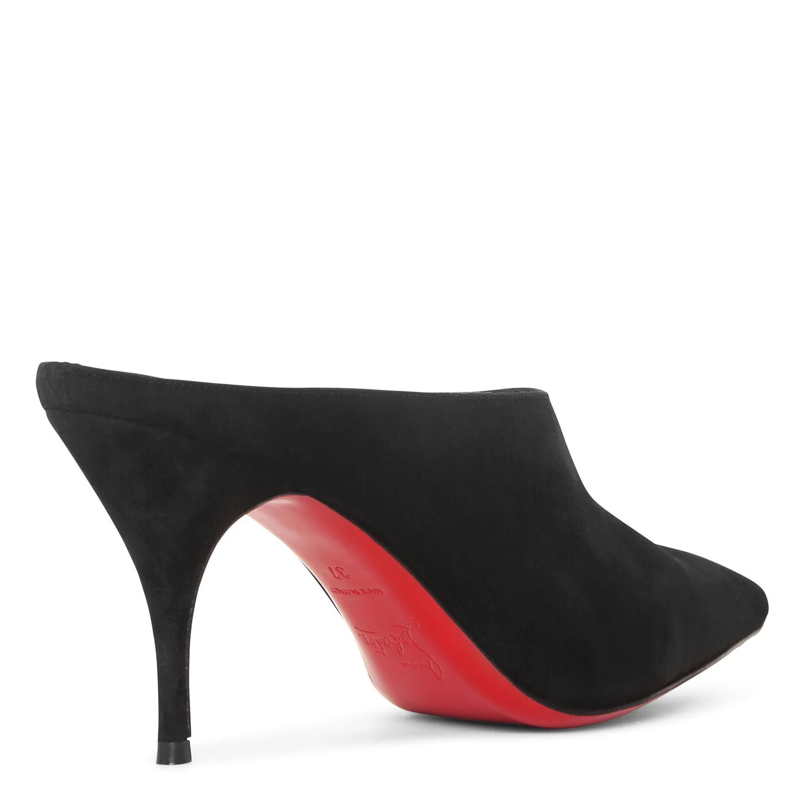 Quart 80 black suede mules - Image 3
