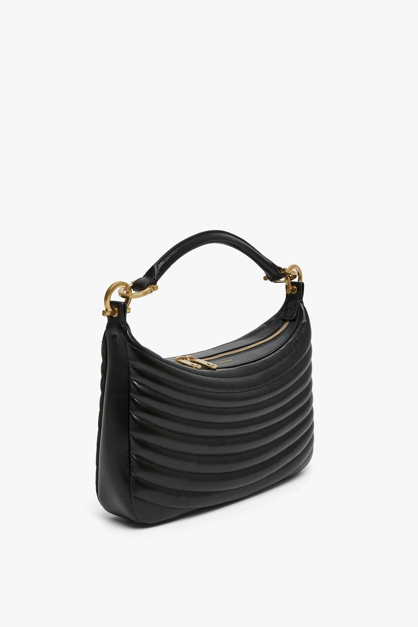 Quilted black bag - Image 4