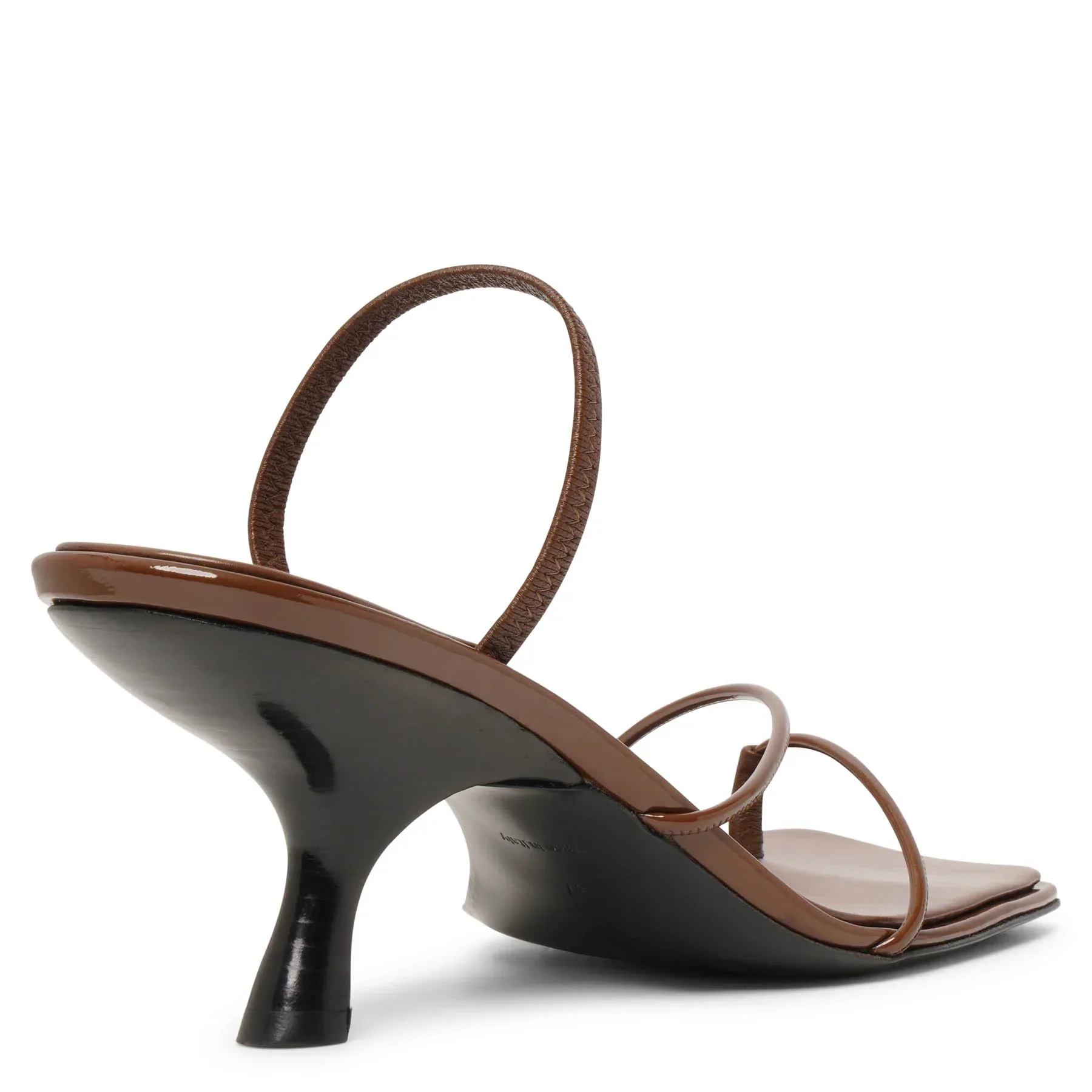 Rai patent brown sandals - Image 4