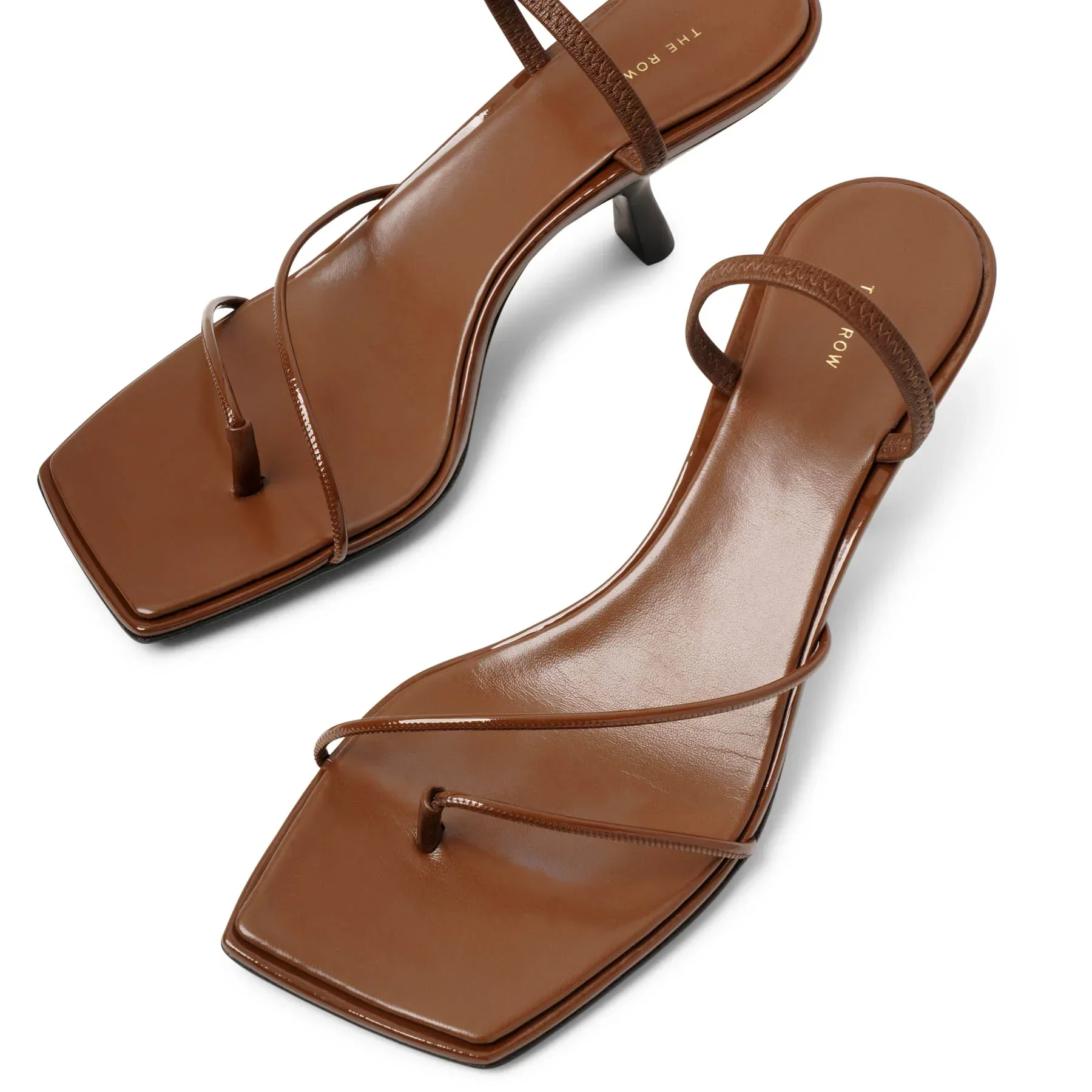 Rai patent brown sandals - Image 5