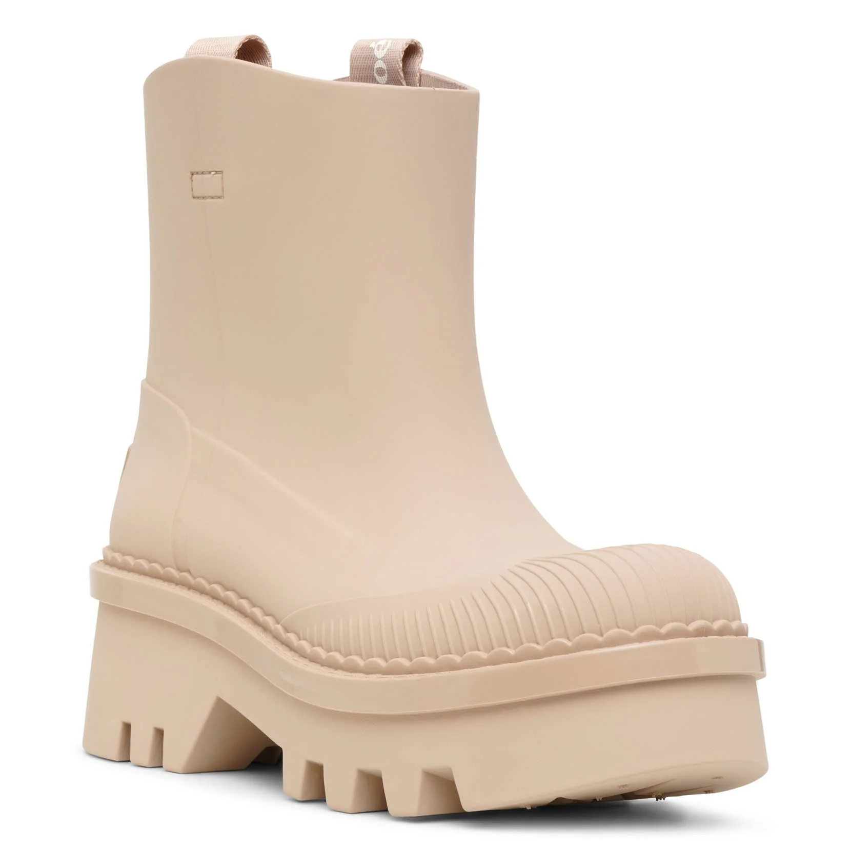 Raina beige rubber rain boots - Image 3