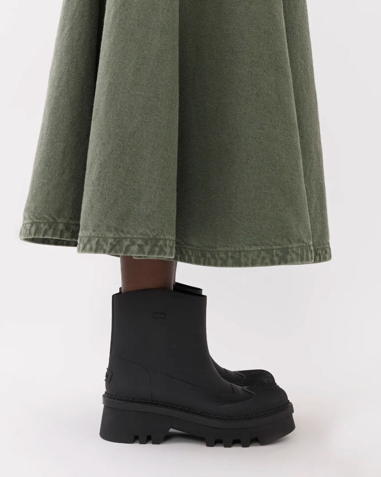 Raina black rubber rain boots - Image 2