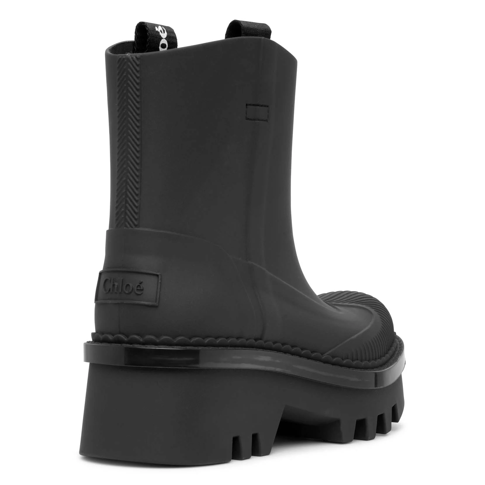 Raina black rubber rain boots - Image 4