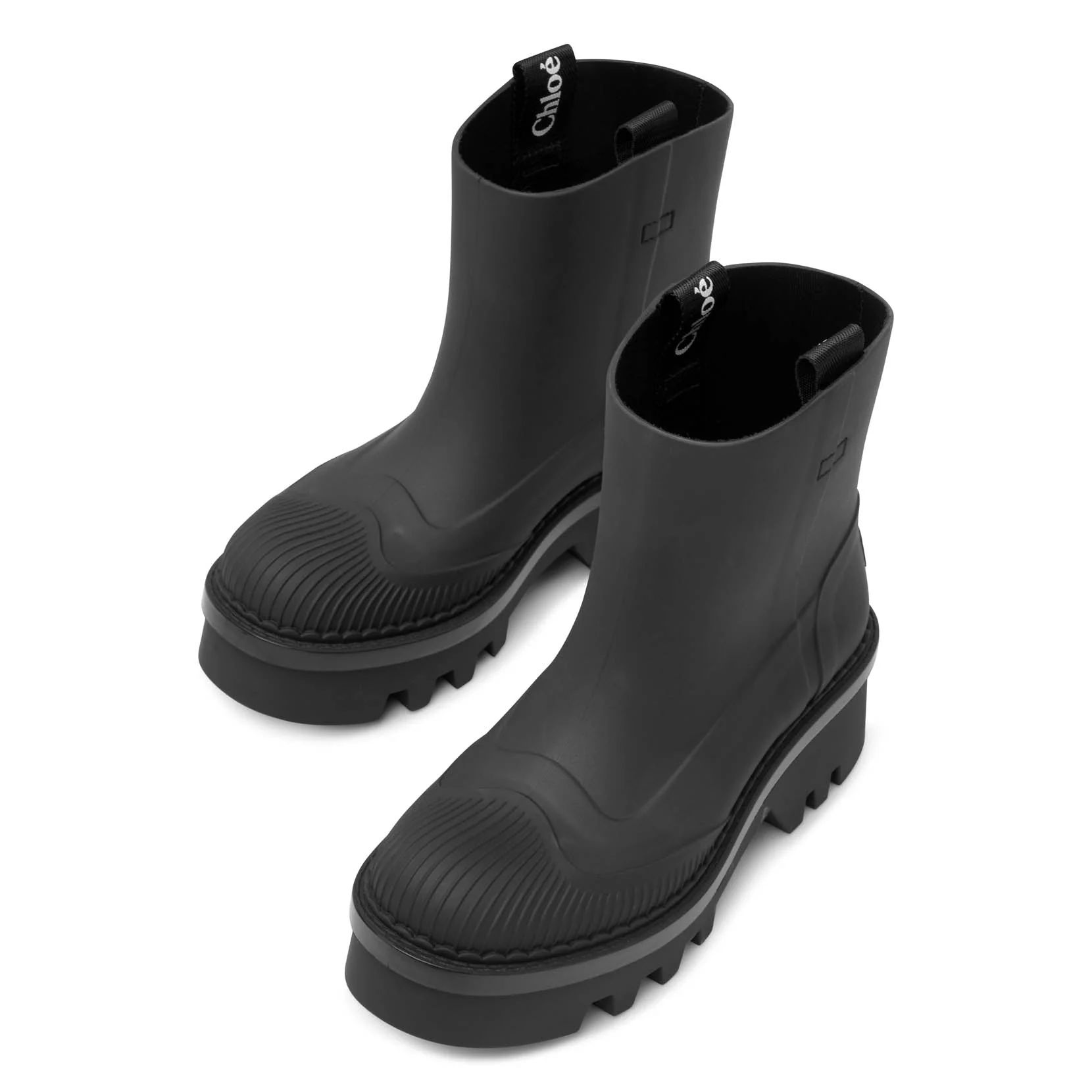 Raina black rubber rain boots - Image 5