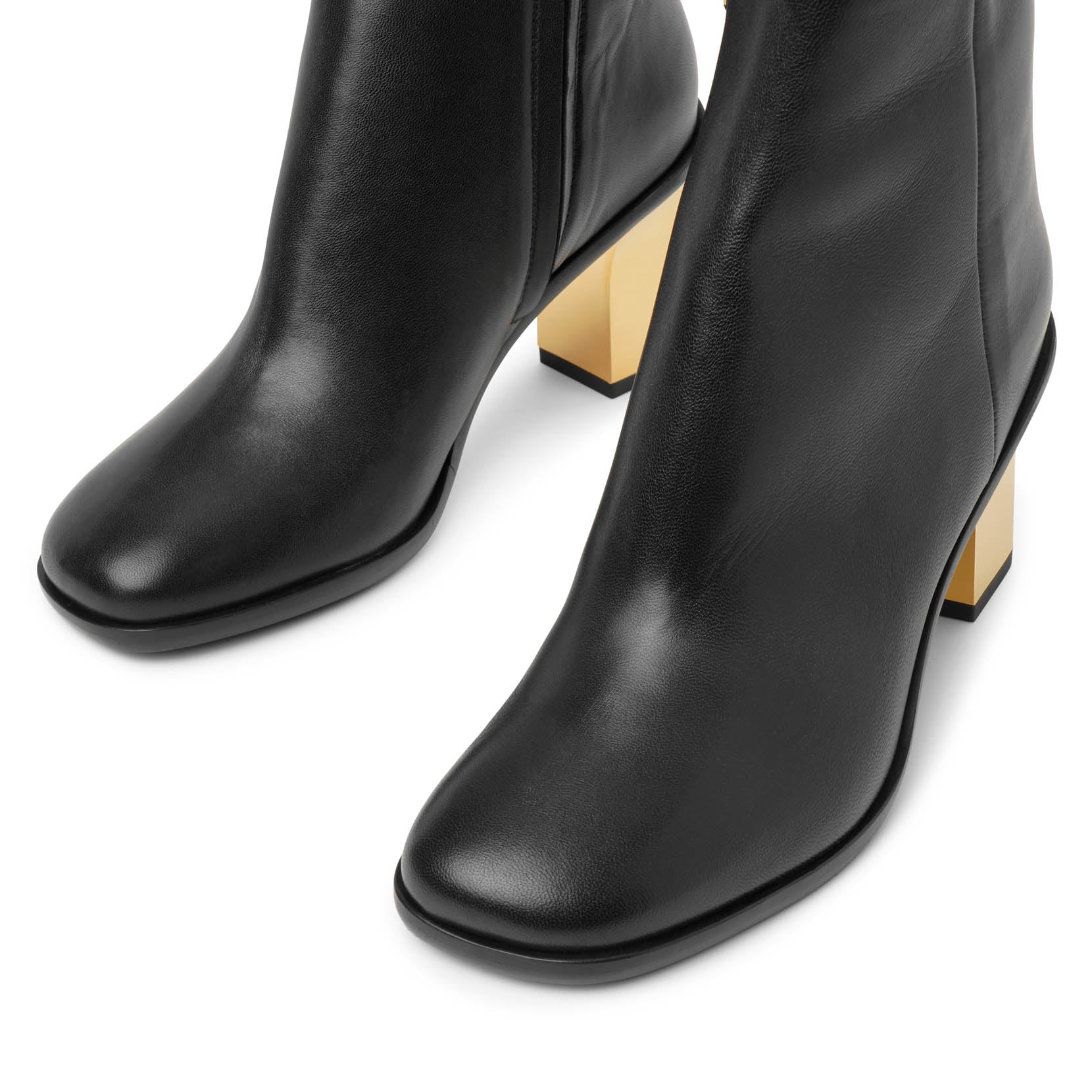 Rebecca black leather ankle boots - Image 6