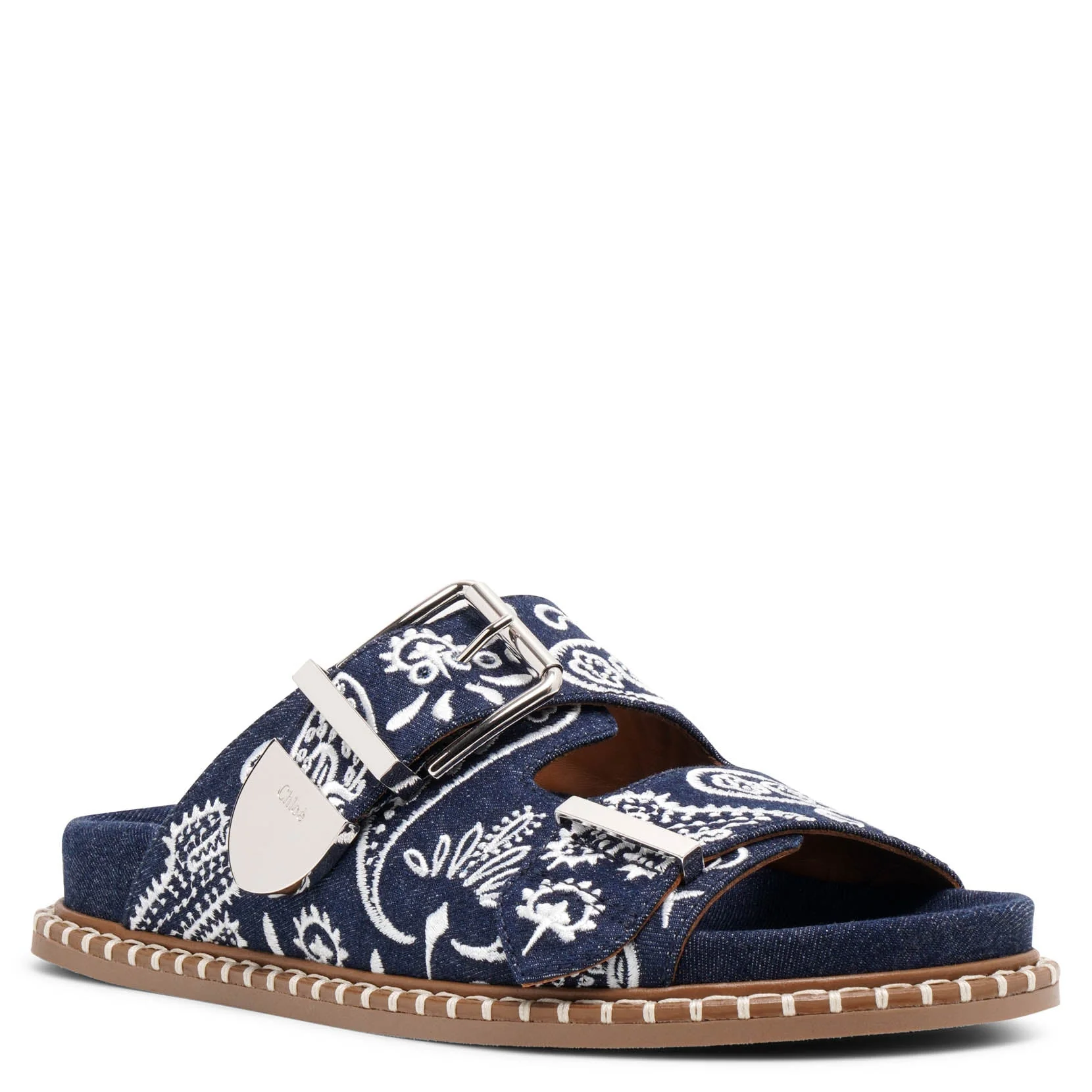 Rebecca denim flats - Image 3