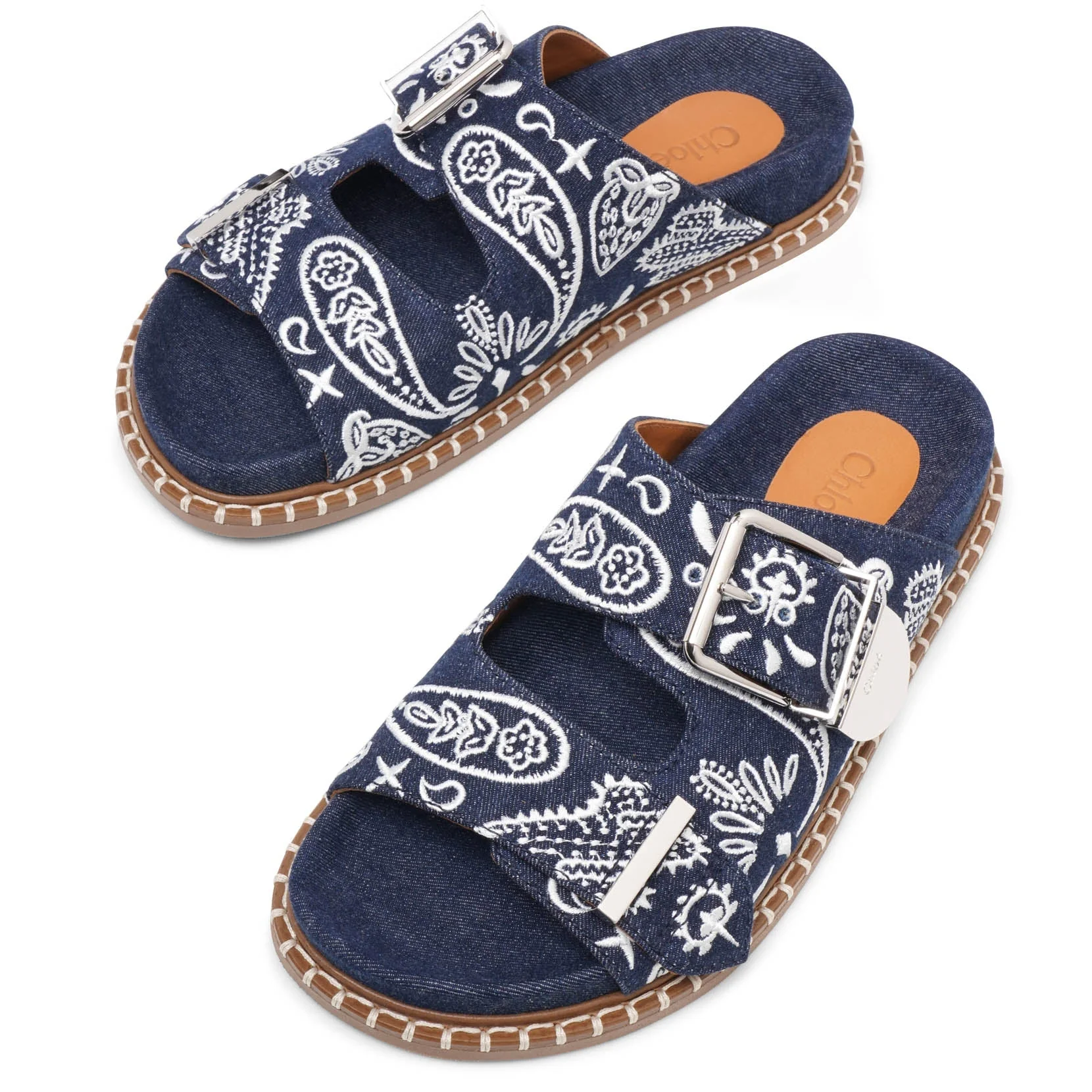Rebecca denim flats - Image 5